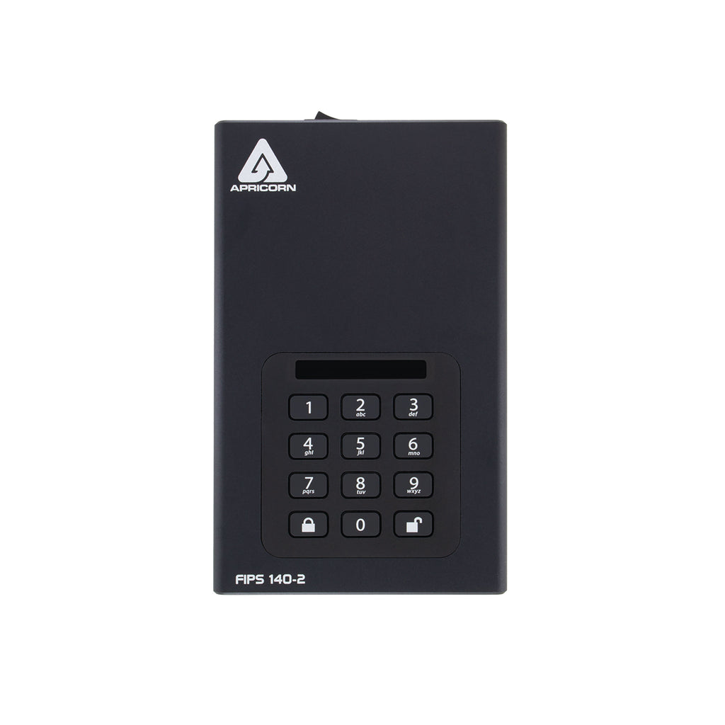 Apricorn Aegis Padlock DT 256-Bit AES-XTS Encryption External Hard Drive 2TB ADT3PL256F2000EM_3