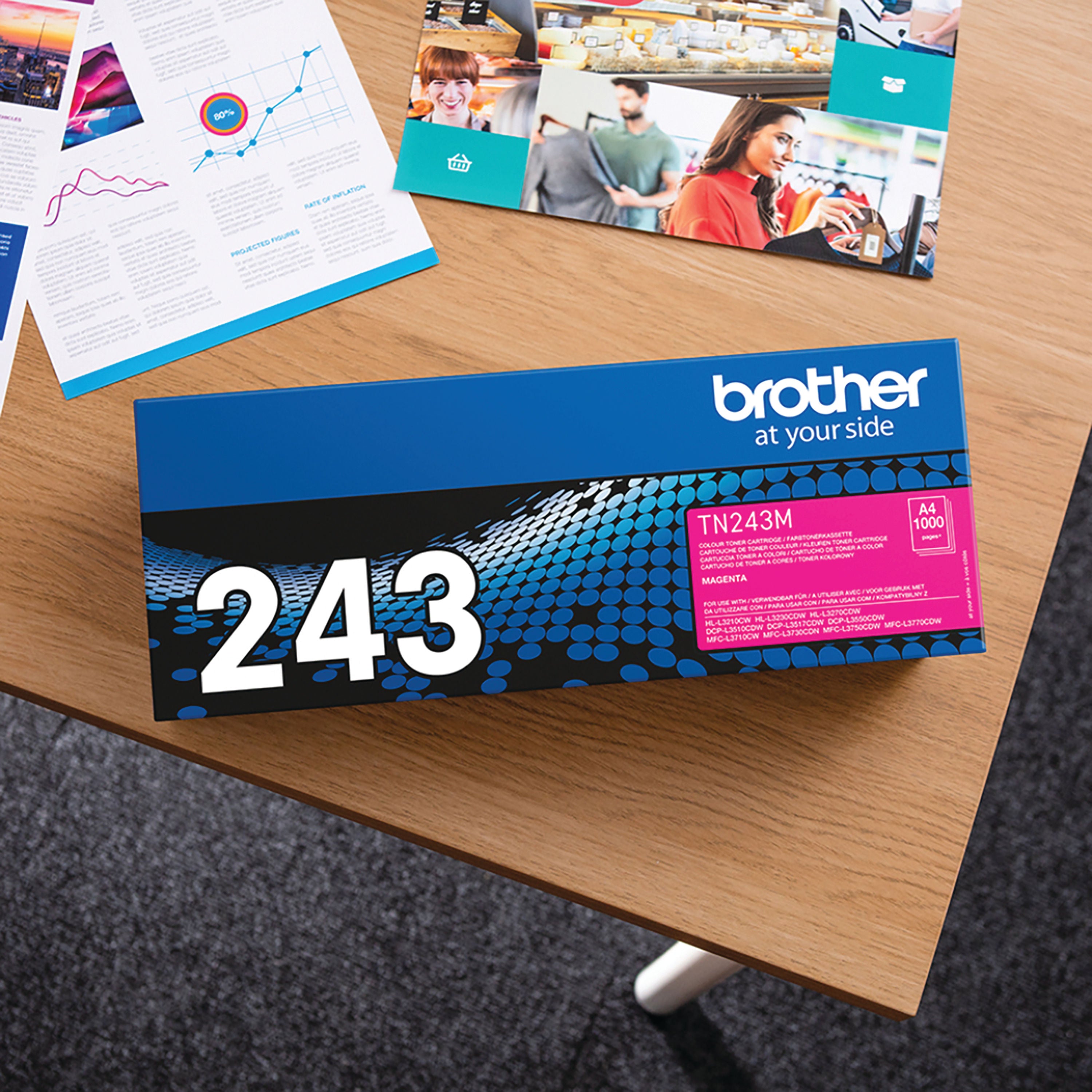 Brother TN-243M Toner Cartridge Magenta TN243M_4