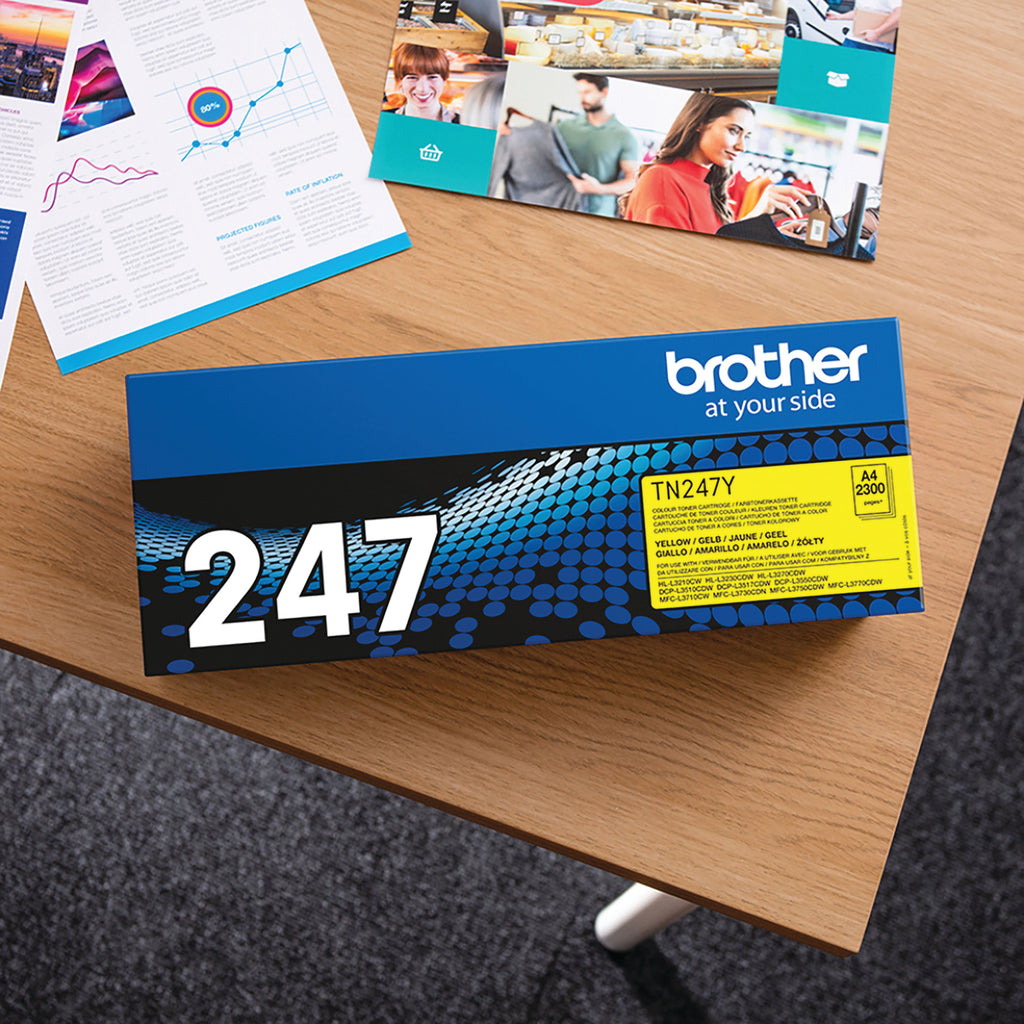 Brother TN-247Y Toner Cartridge High Yield Yellow TN247Y_4