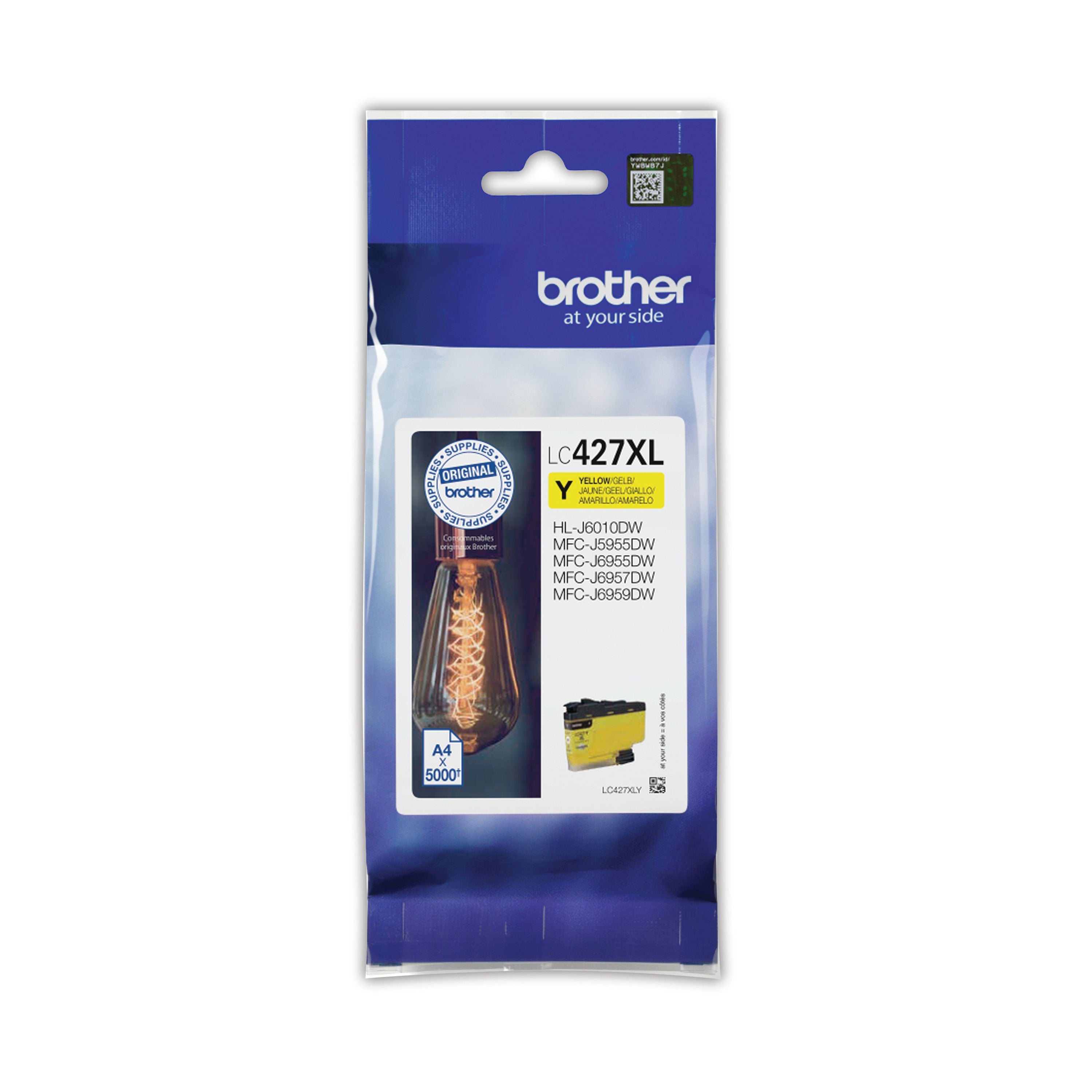 Brother LC427XLY Inkjet Cartridge High Yield Yellow LC427XLY_2