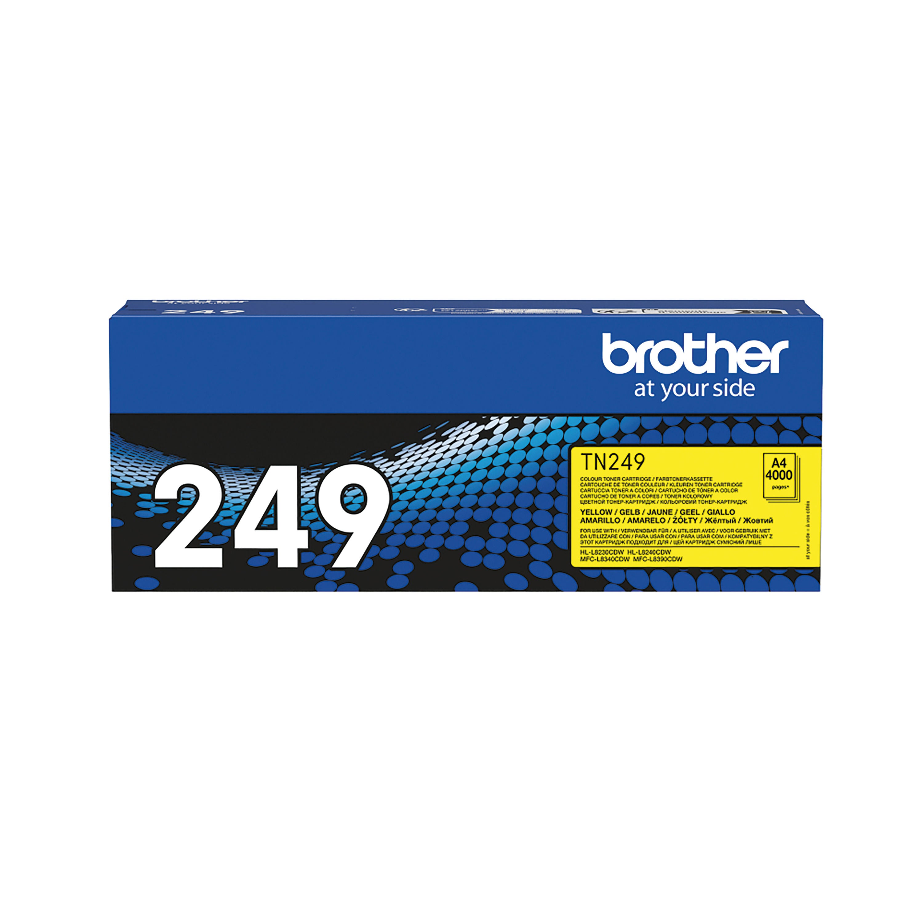 Brother TN-249Y Toner Cartridge Ultra High Yield Yellow TN249Y
