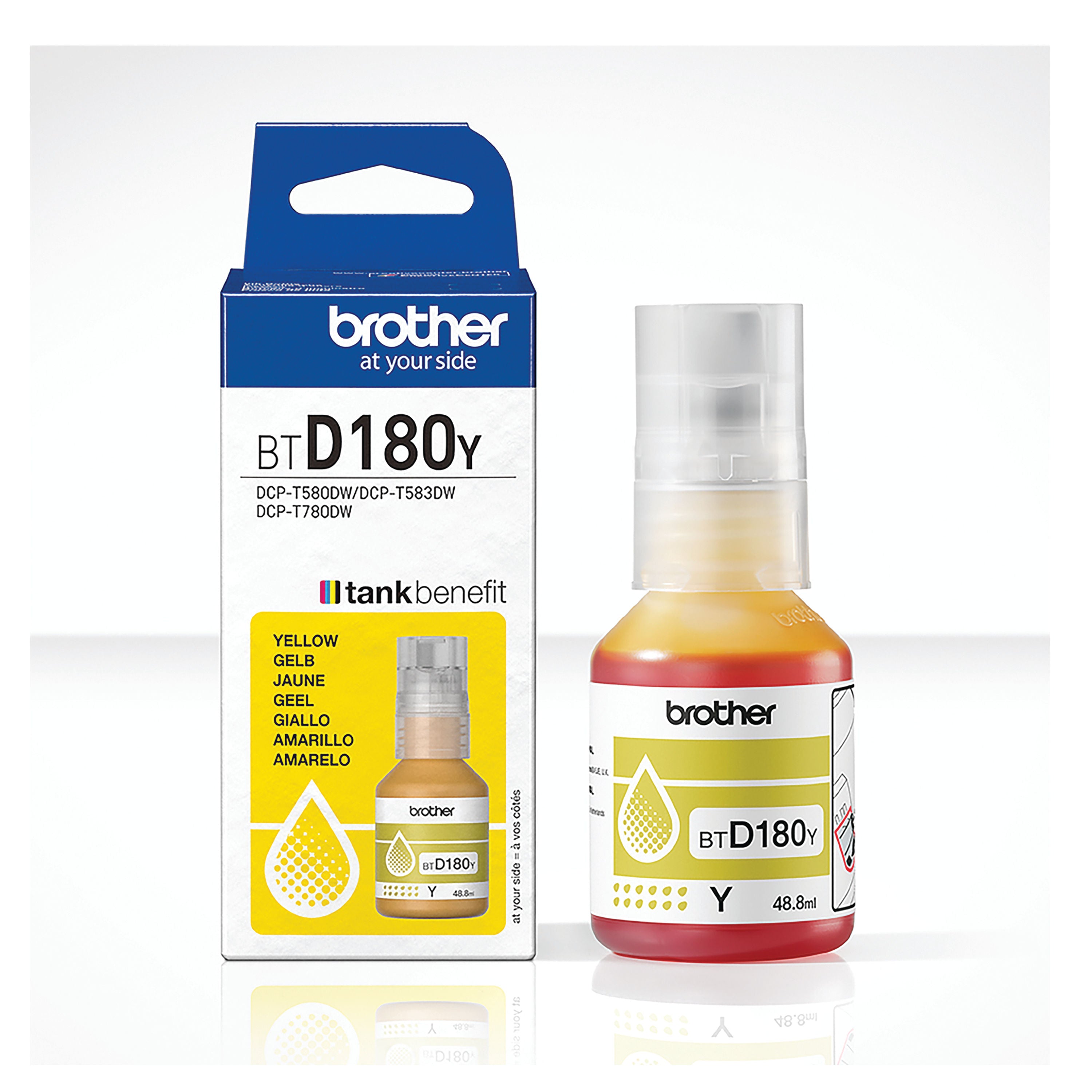 Brother Ink Bottle Super High Yield Yellow BTD180Y_2
