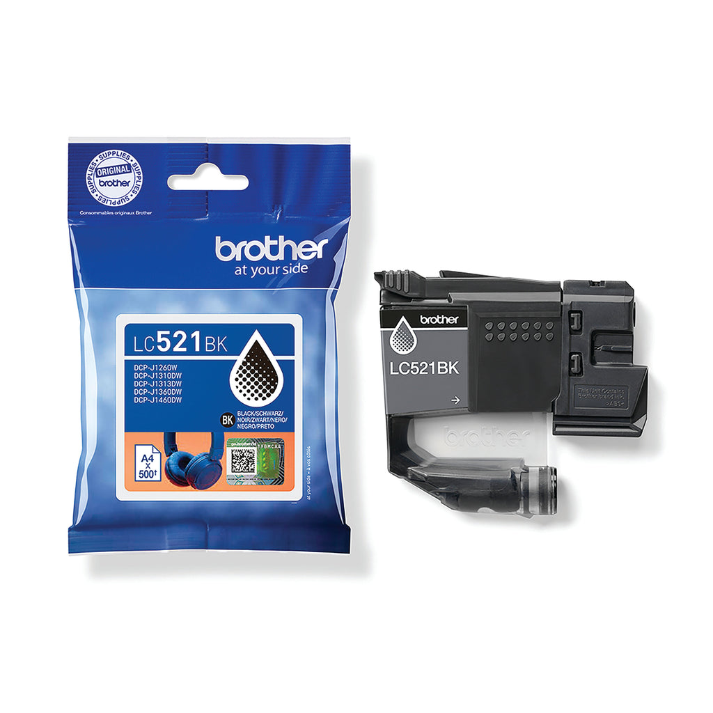 Brother LC-521Bk Black Ink Cartridge LC521BK_2