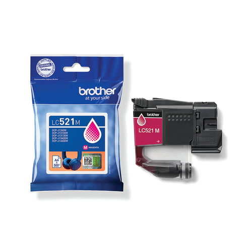 Brother LC-521M Magenta Ink Cartridge LC521M_2