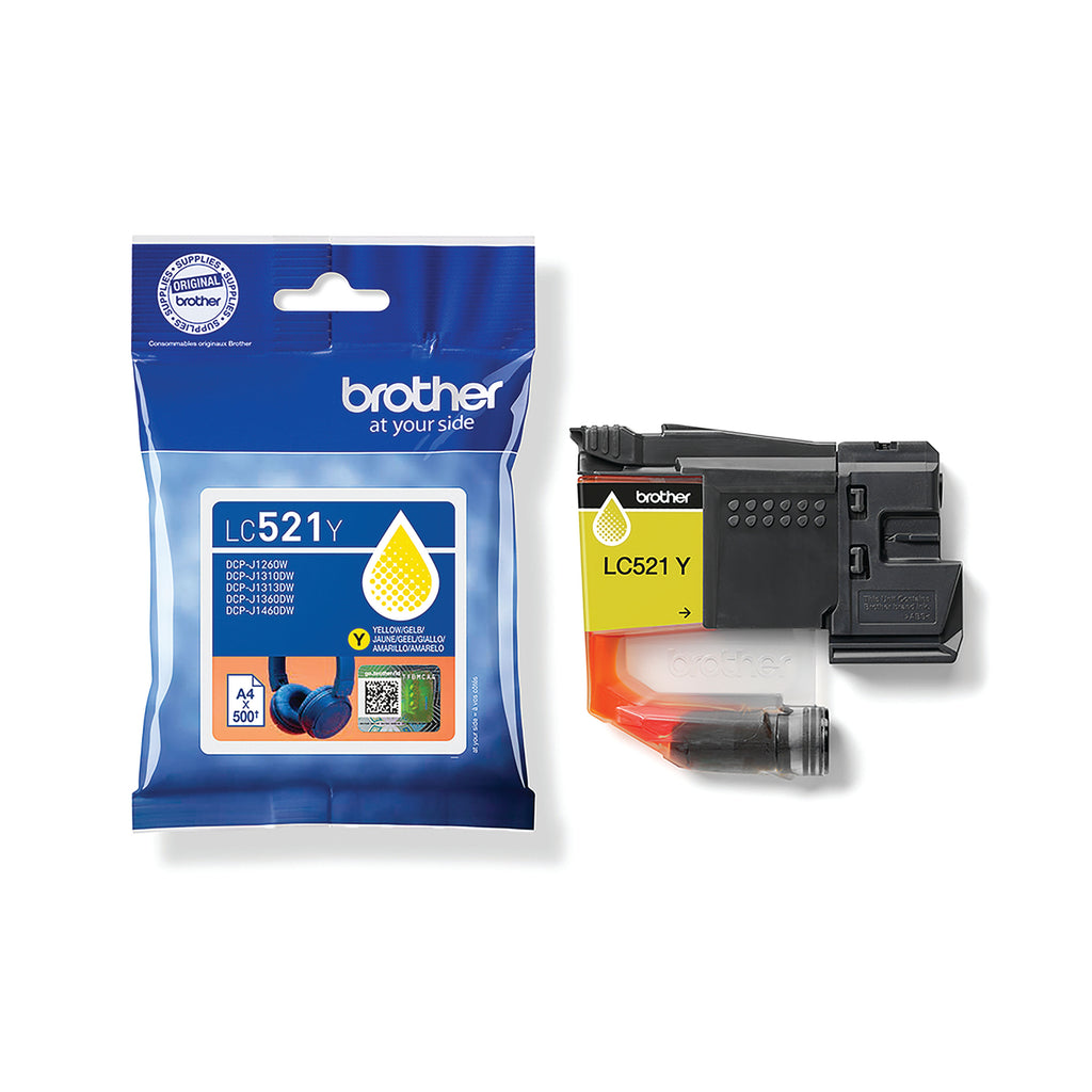 Brother LC-521Y Yellow Ink Cartridge LC521Y_2