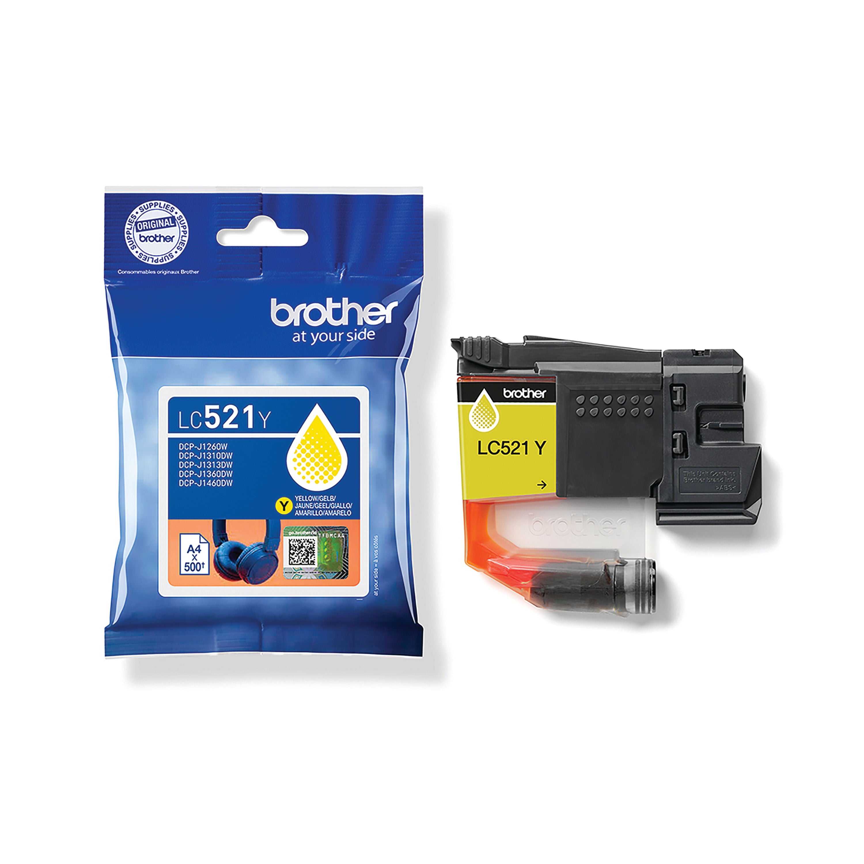 Brother LC-521Y Yellow Ink Cartridge LC521Y_2