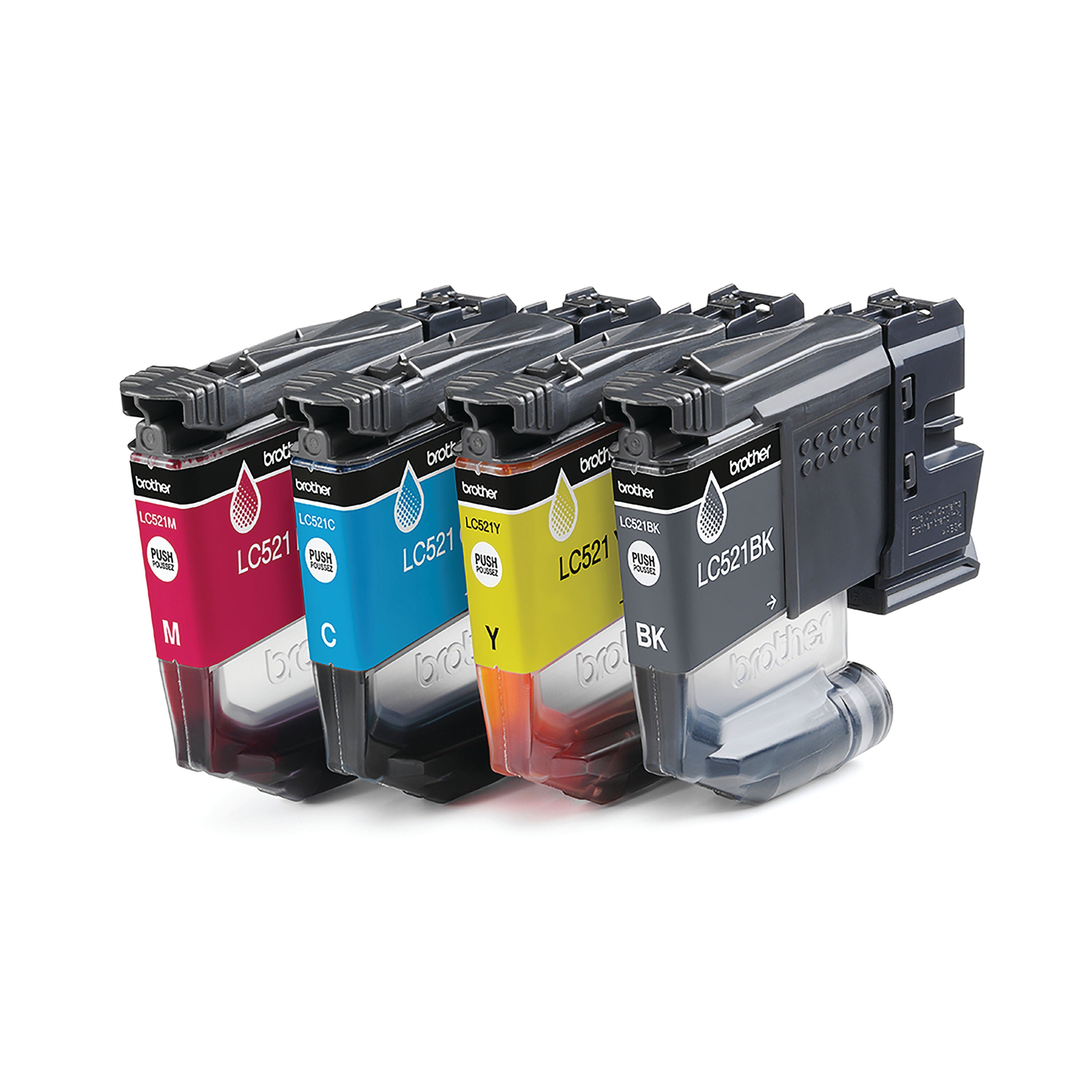 Brother LC521VAL Ink Cartridge CMYK Value Pack LC521VAL_2
