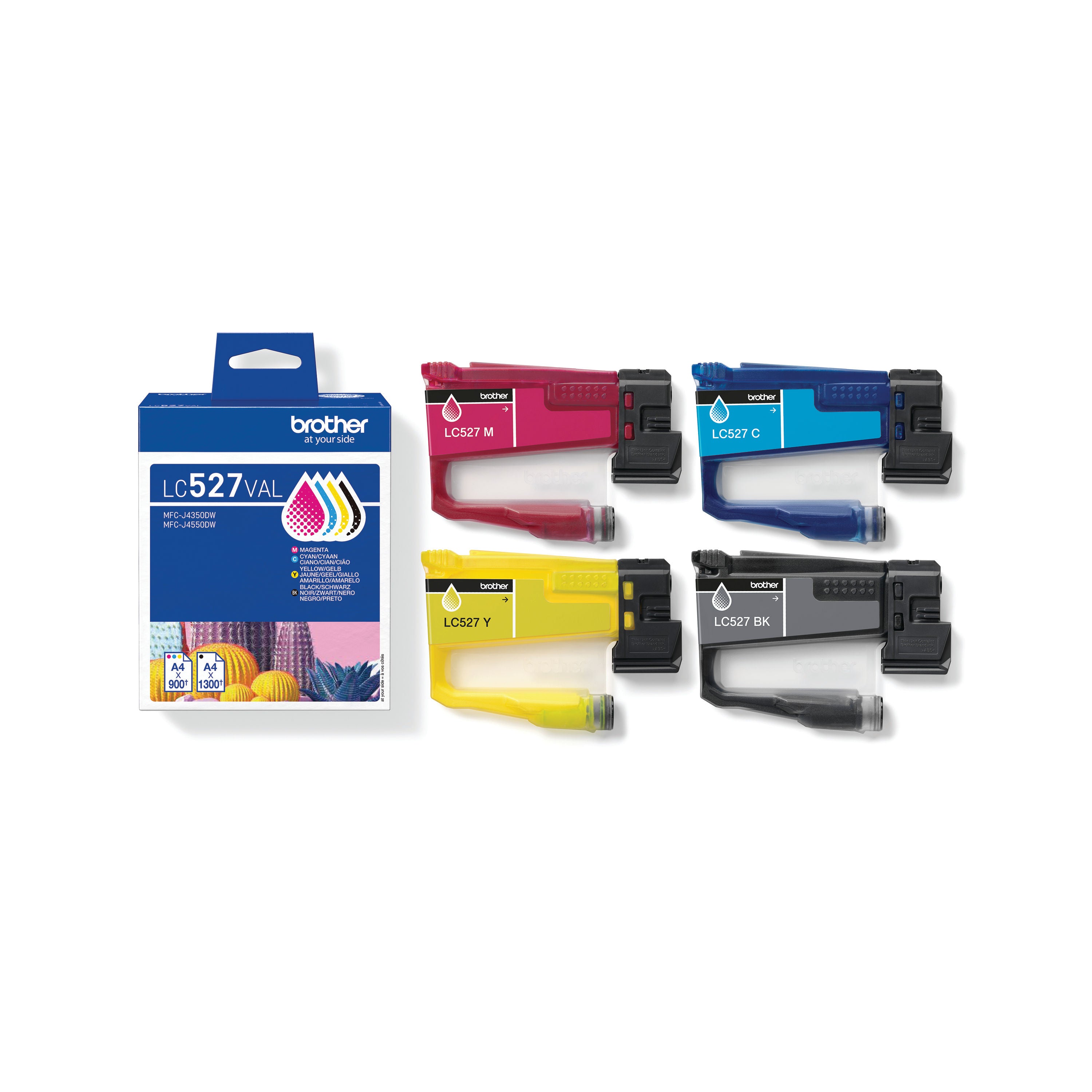 Brother LC527VAL Ink Cartridge Value Pack CMYK LC527VAL_2
