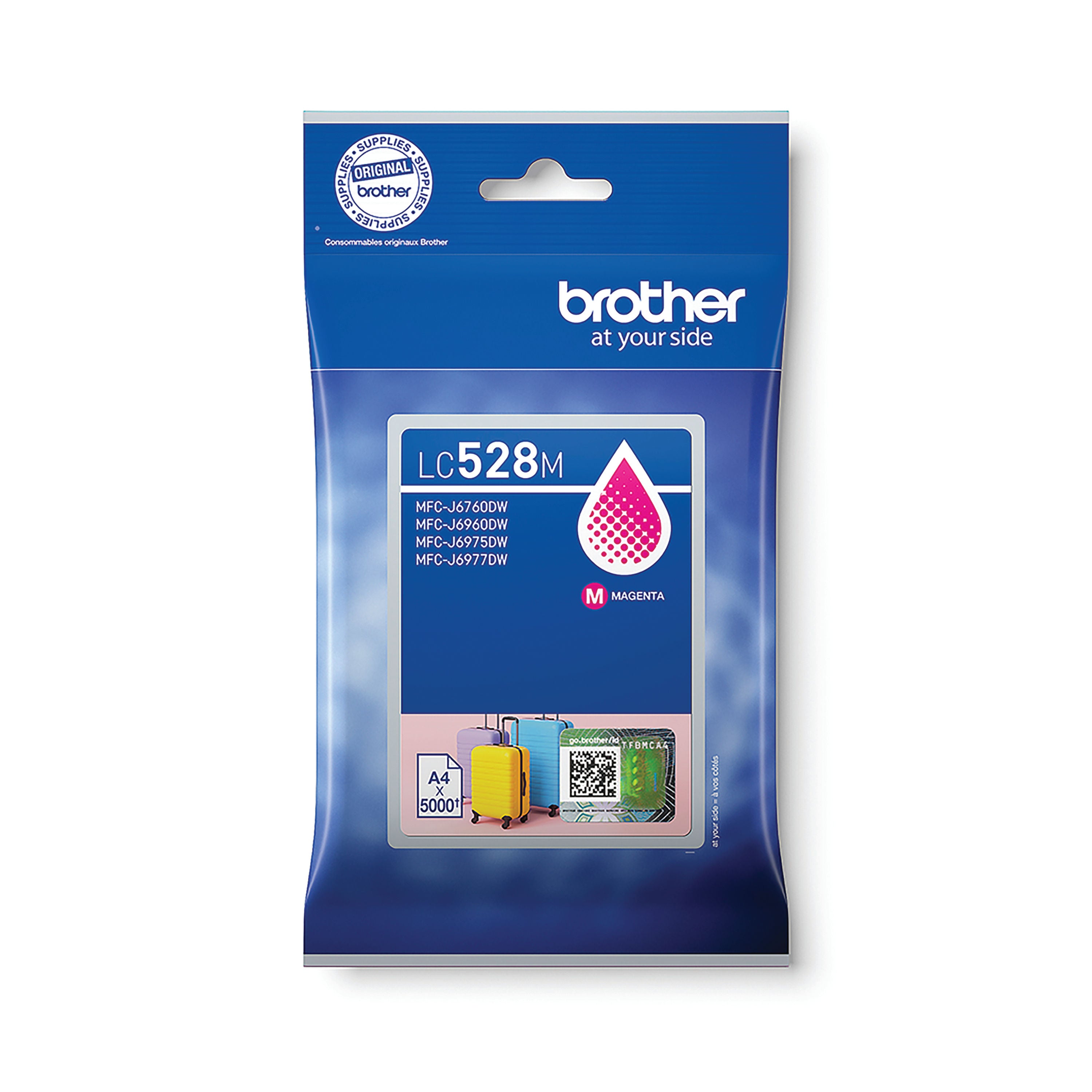 Brother LC528 Ink Cartridge Extra High Yield Magenta LC528M