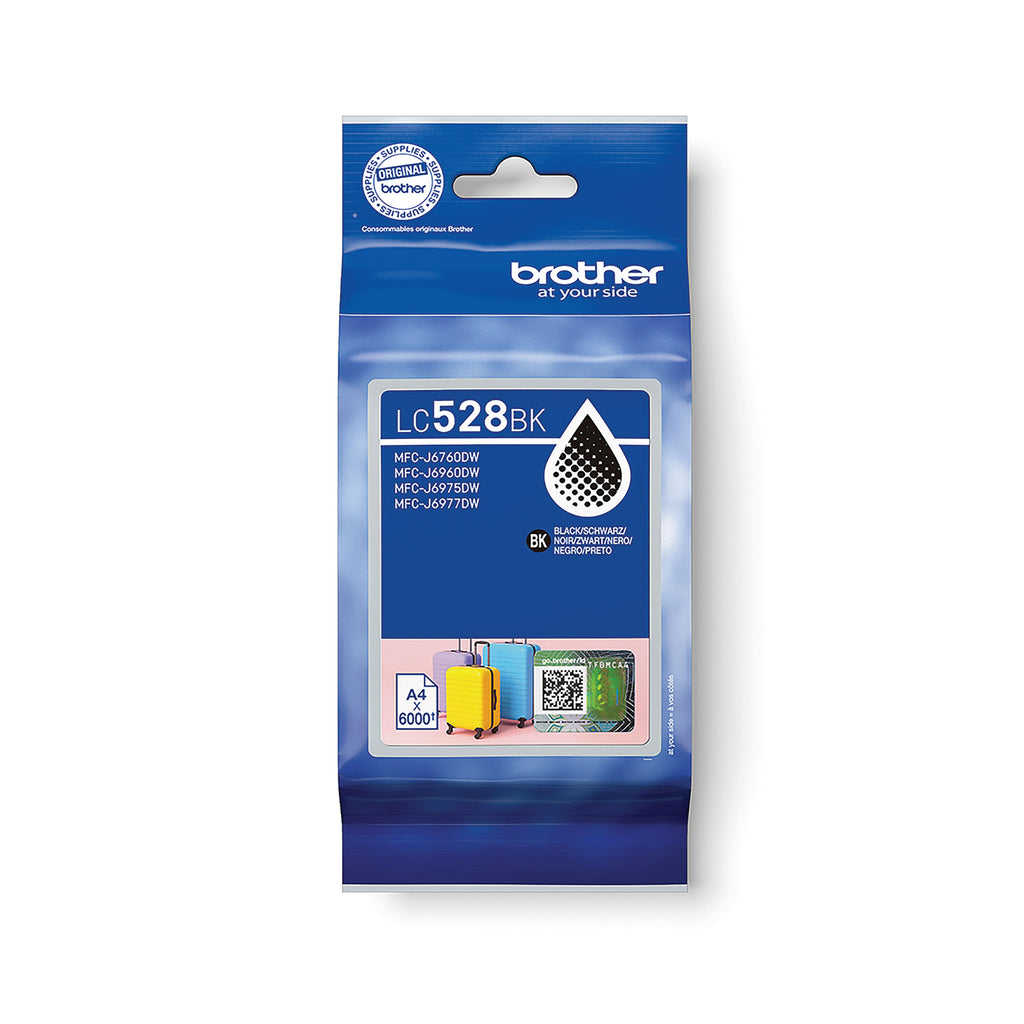 Brother LC528 Ink Cartridge Extra High Yield Black LC528BK