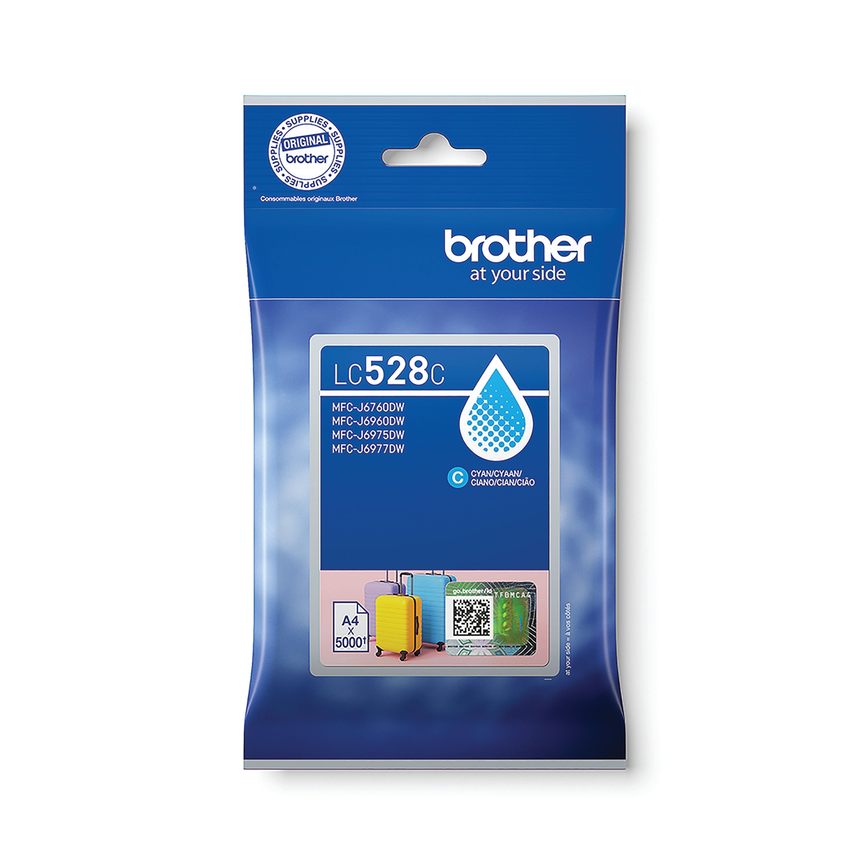 Brother LC528 Ink Cartridge Extra High Yield Cyan LC528C
