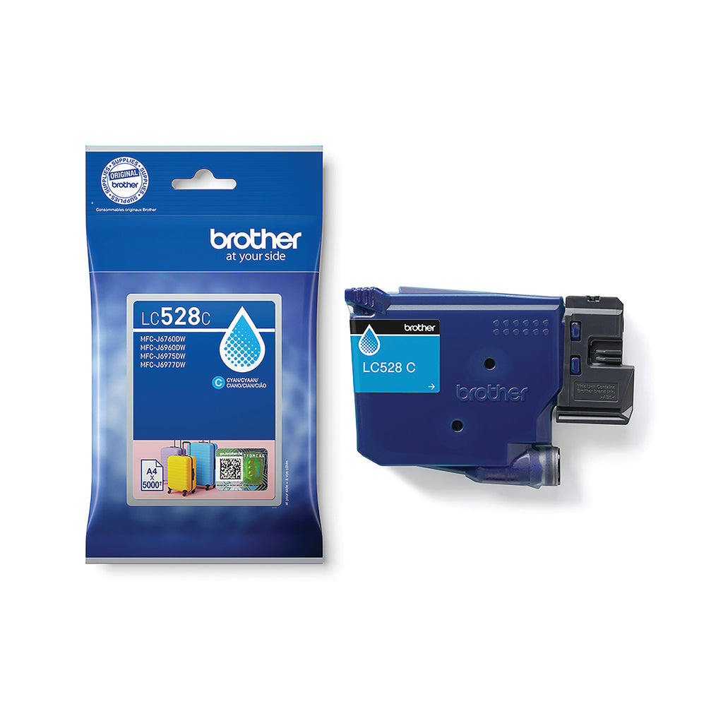 Brother LC528 Ink Cartridge Extra High Yield Cyan LC528C_3