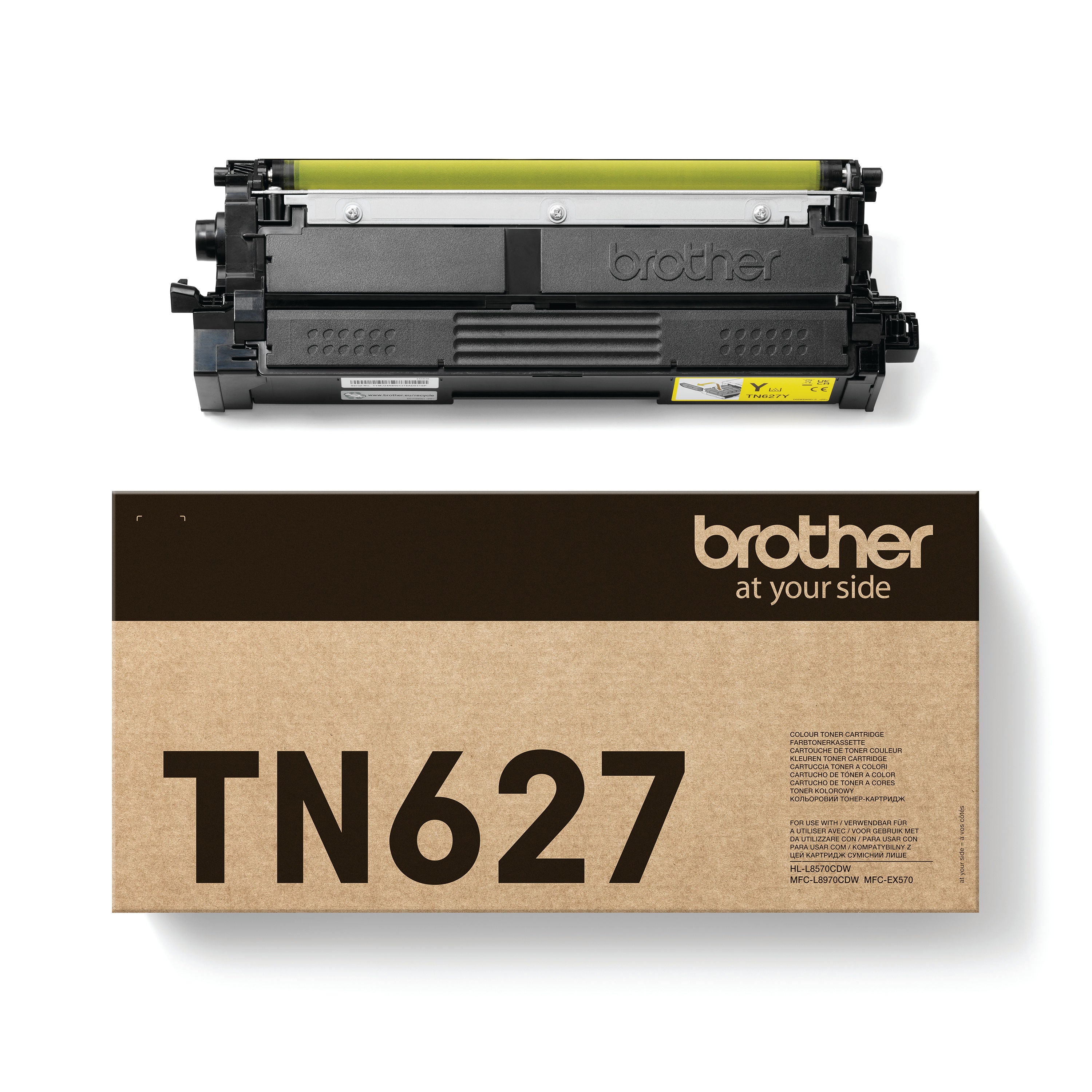 Brother TN627 Toner Cartridge Ultra High Yield Yellow TN627Y