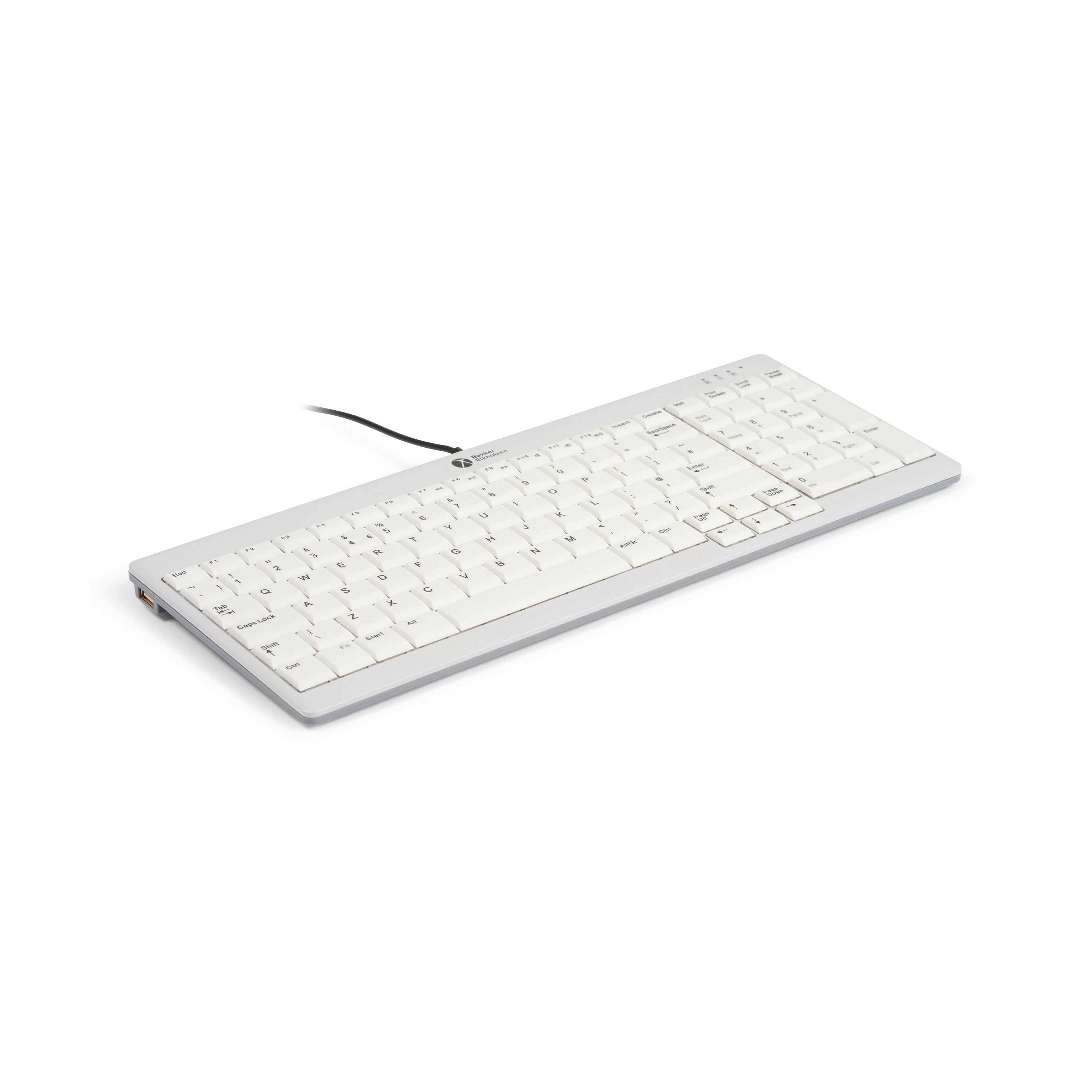 Bakkerelkhuizen Ultraboard 960 Compact Standard Keyboard USB-A/C V2 Dark Grey/Light Grey BNEU960V2UK_2