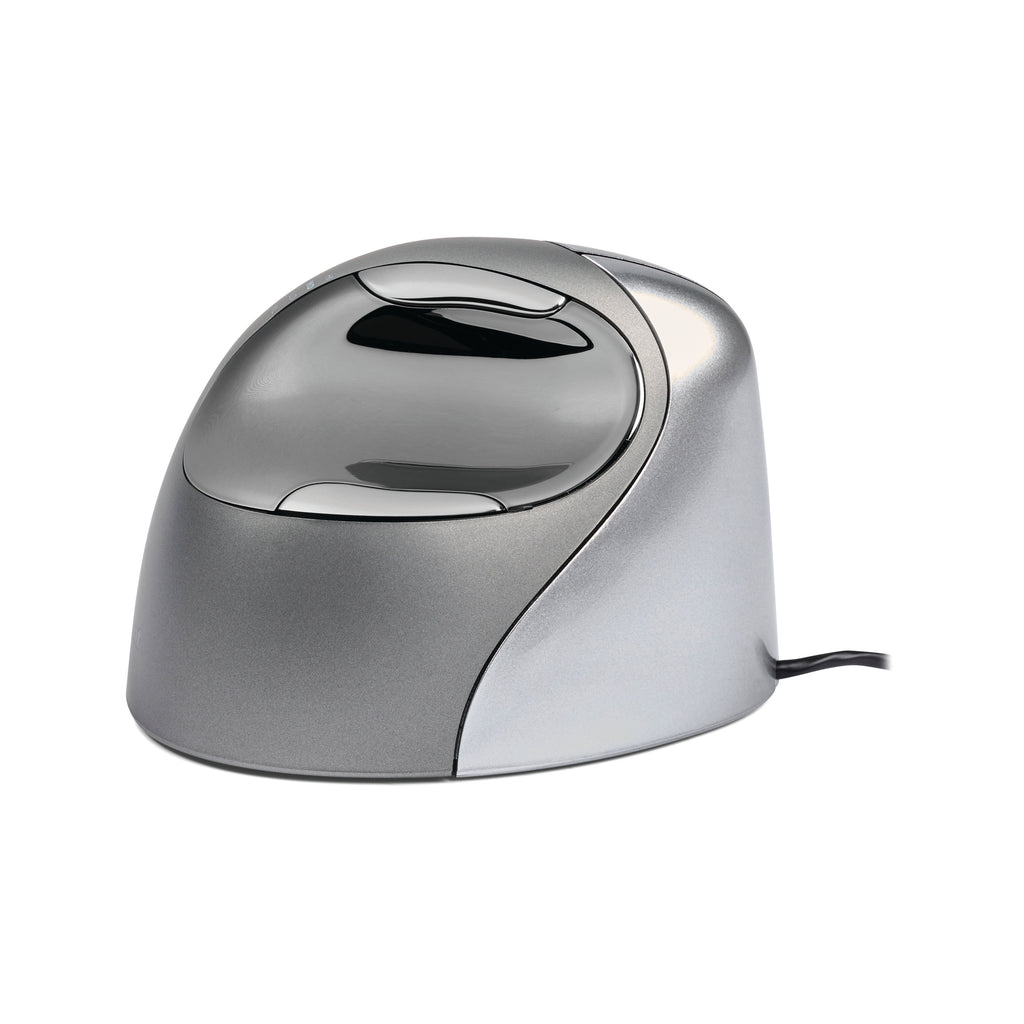 BakkerElkhuizen Evoluent4 Wired Left Handed Vertical Mouse Medium Black/Grey/Silver BNEEVL4_3