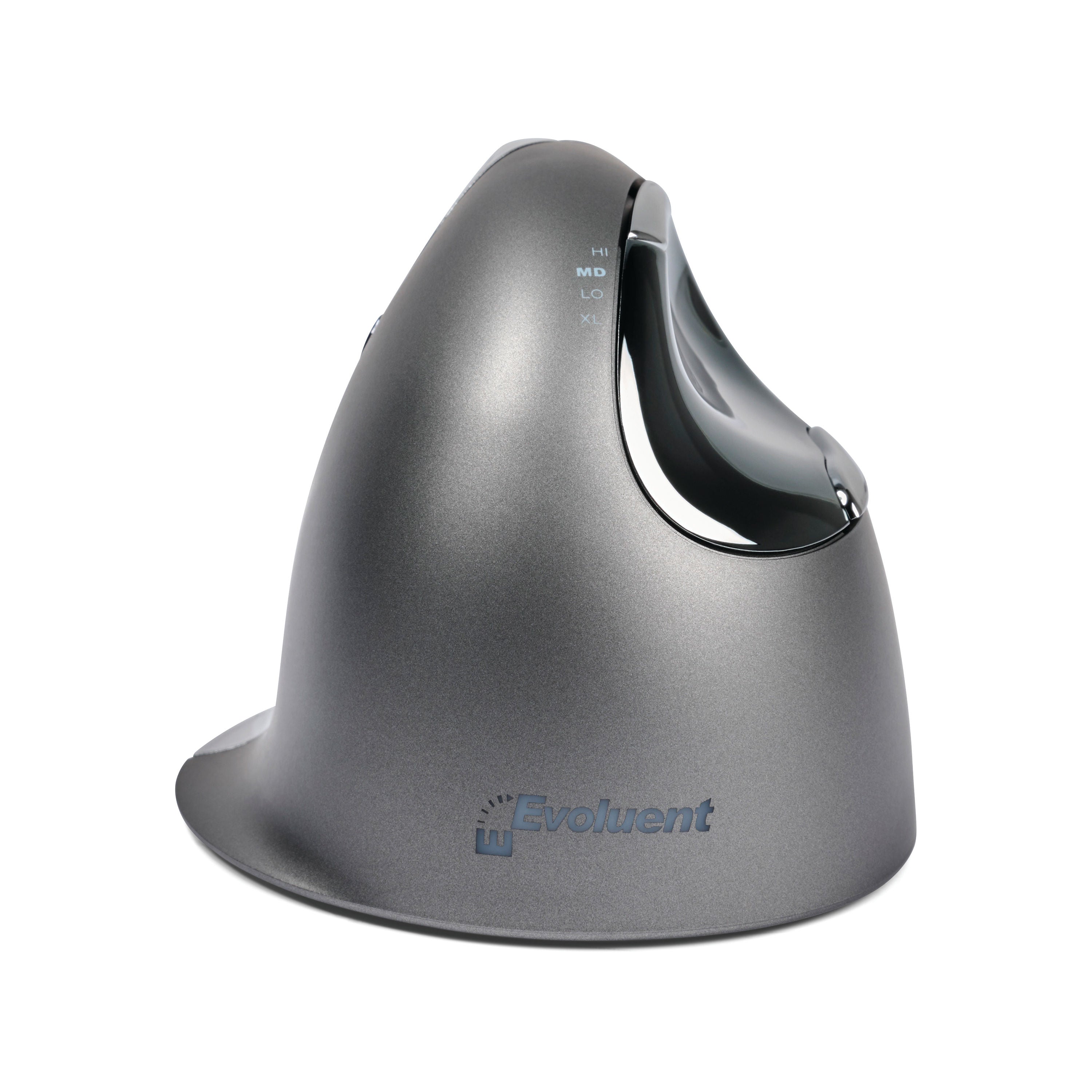 BakkerElkhuizen Evoluent4 Wired Left Handed Vertical Mouse Medium Black/Grey/Silver BNEEVL4_5