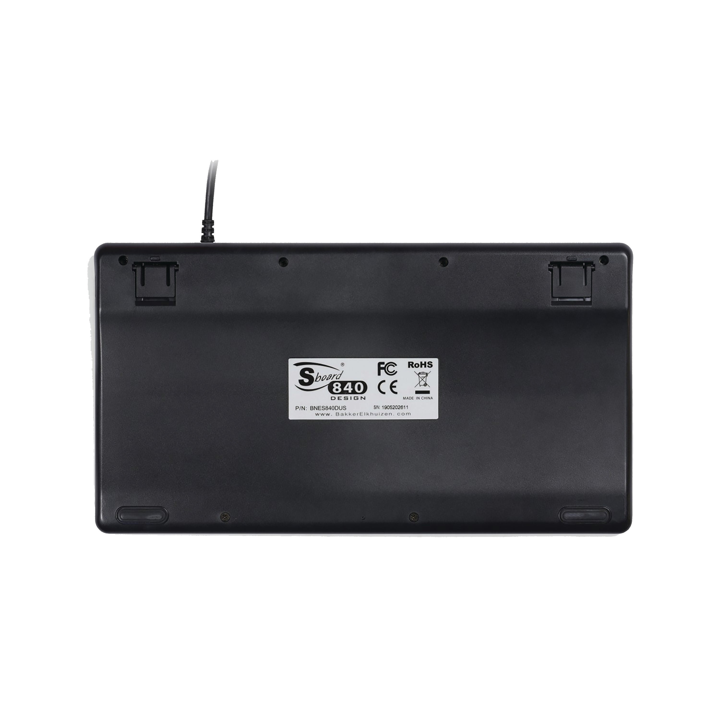 BakkerElkhuizen S-board 840 Compact Keyboard Black BNES840DUK_4