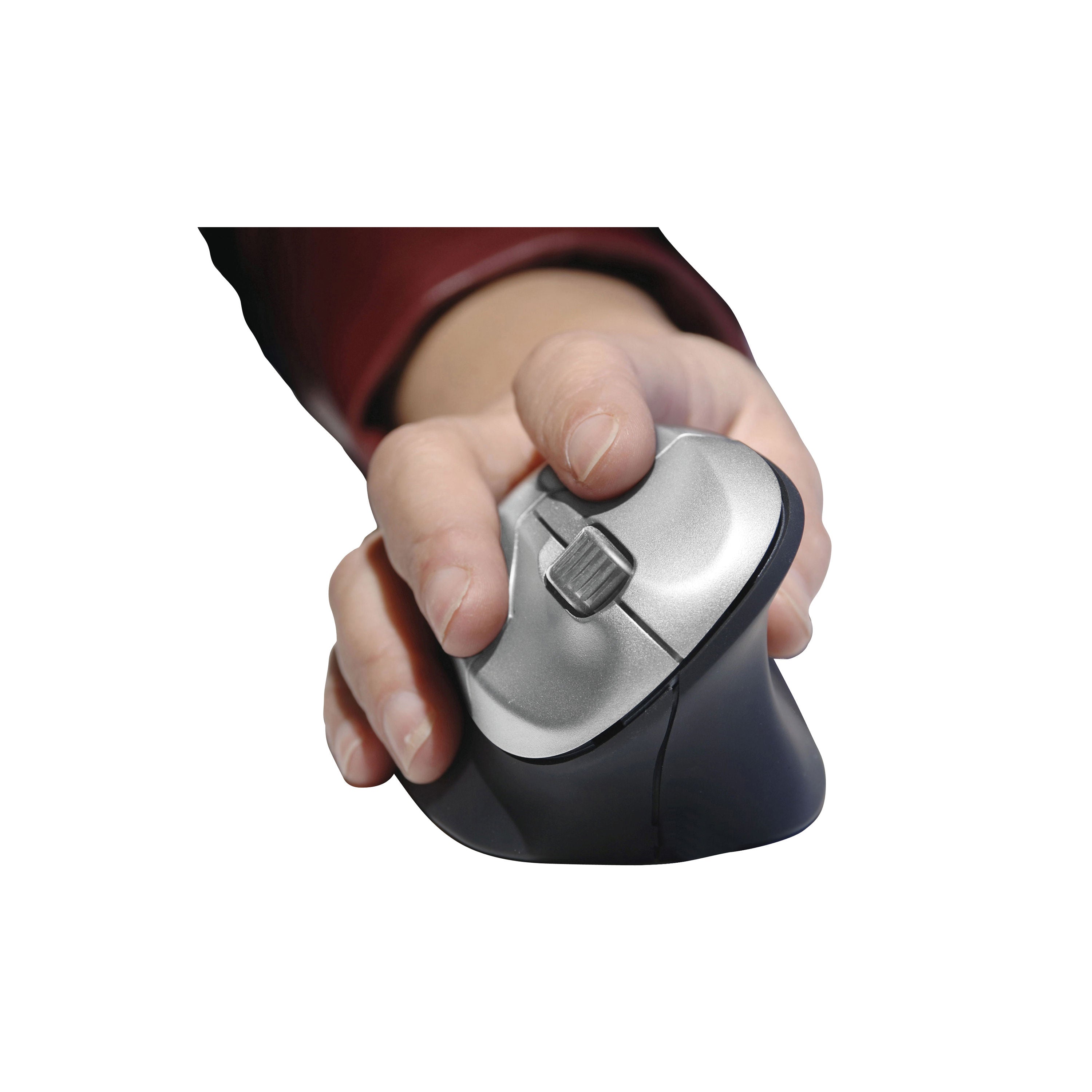 BakkerElkhuizen Vertical Grip Mouse Wireless Right Handed Silver/Black BNEGMW_2