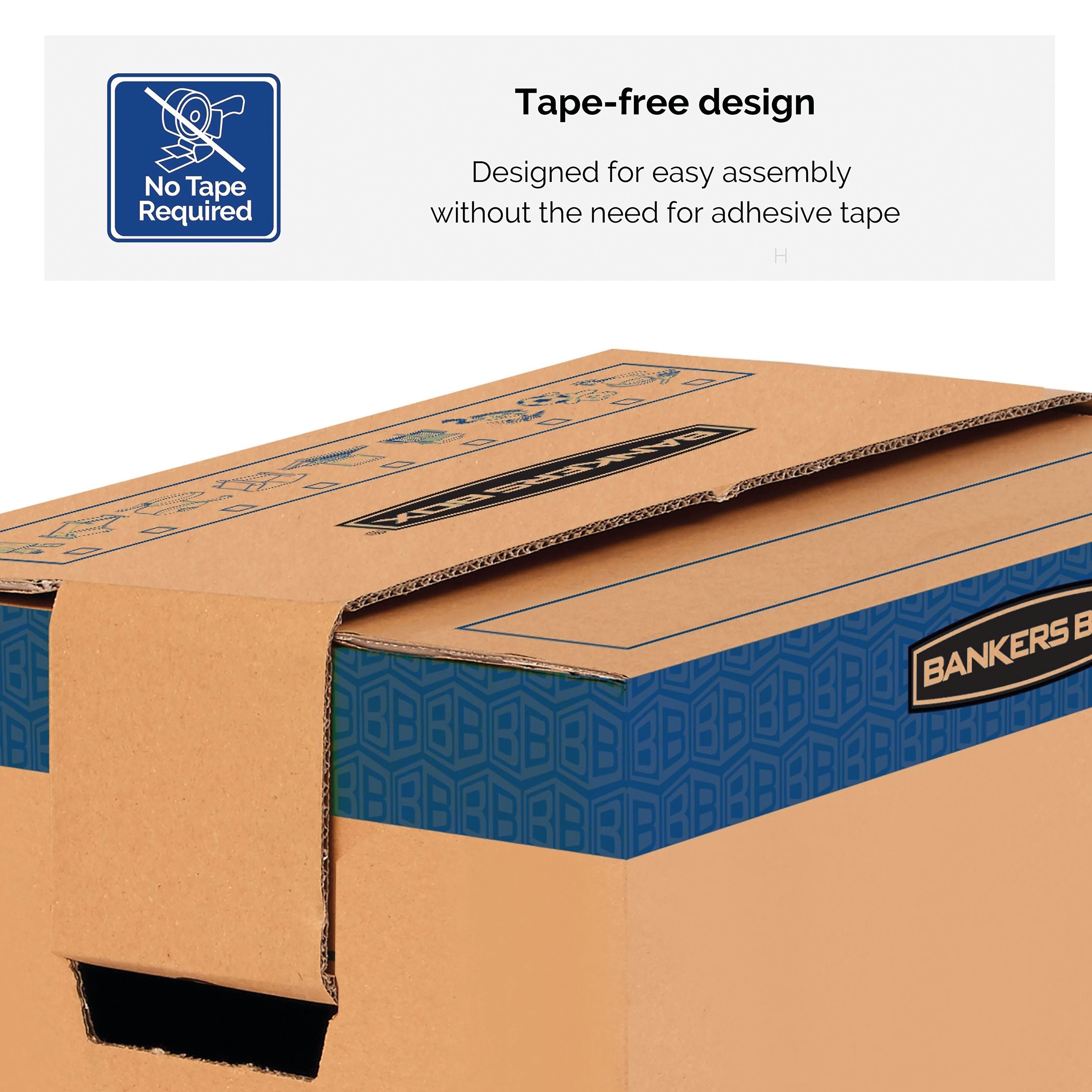 Bankers Box SmoothMove Prime Moving Box 127L XL Brown/Blue (Pack of 5) 6205401_3