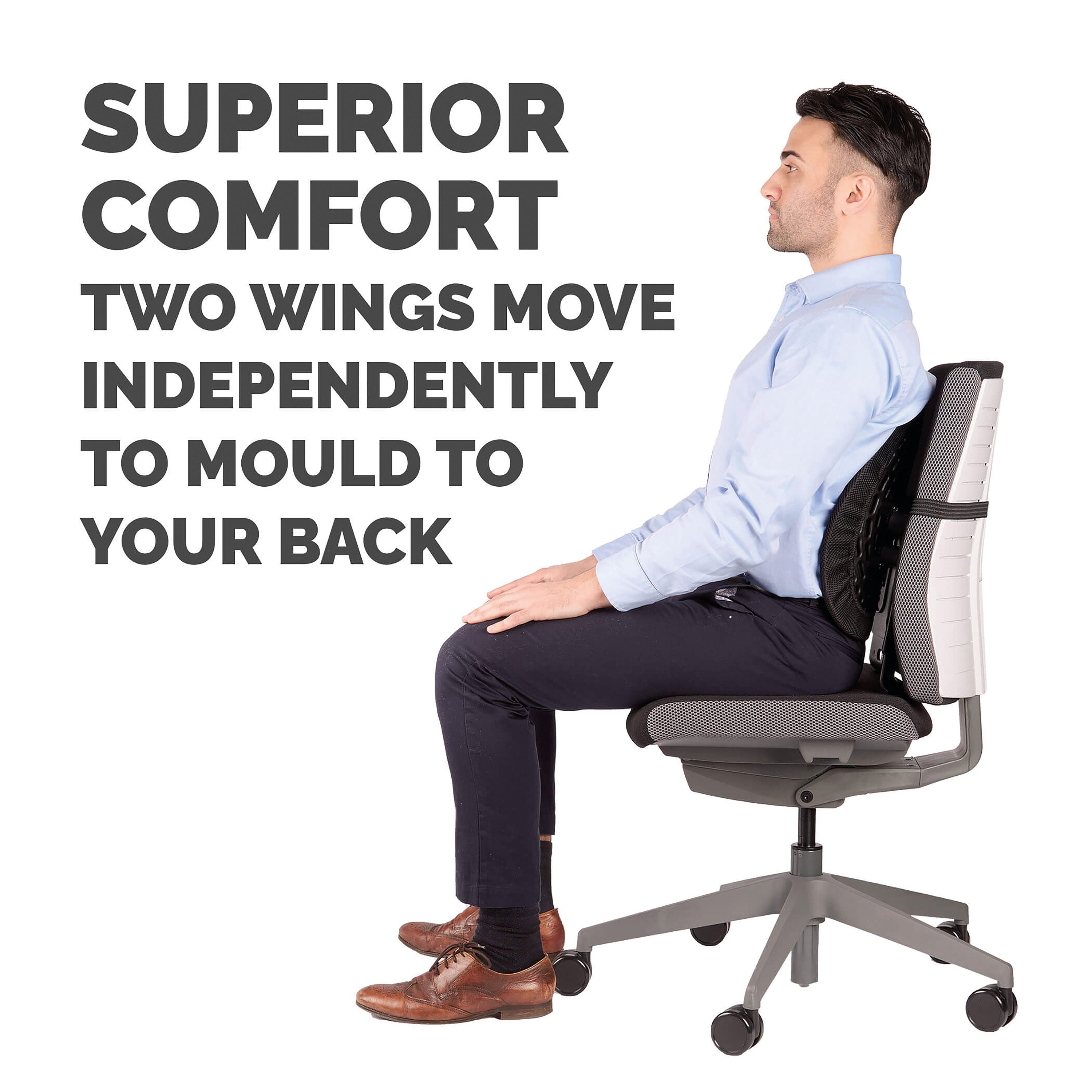 Fellowes Back Angel Back Support Black 8026401_4
