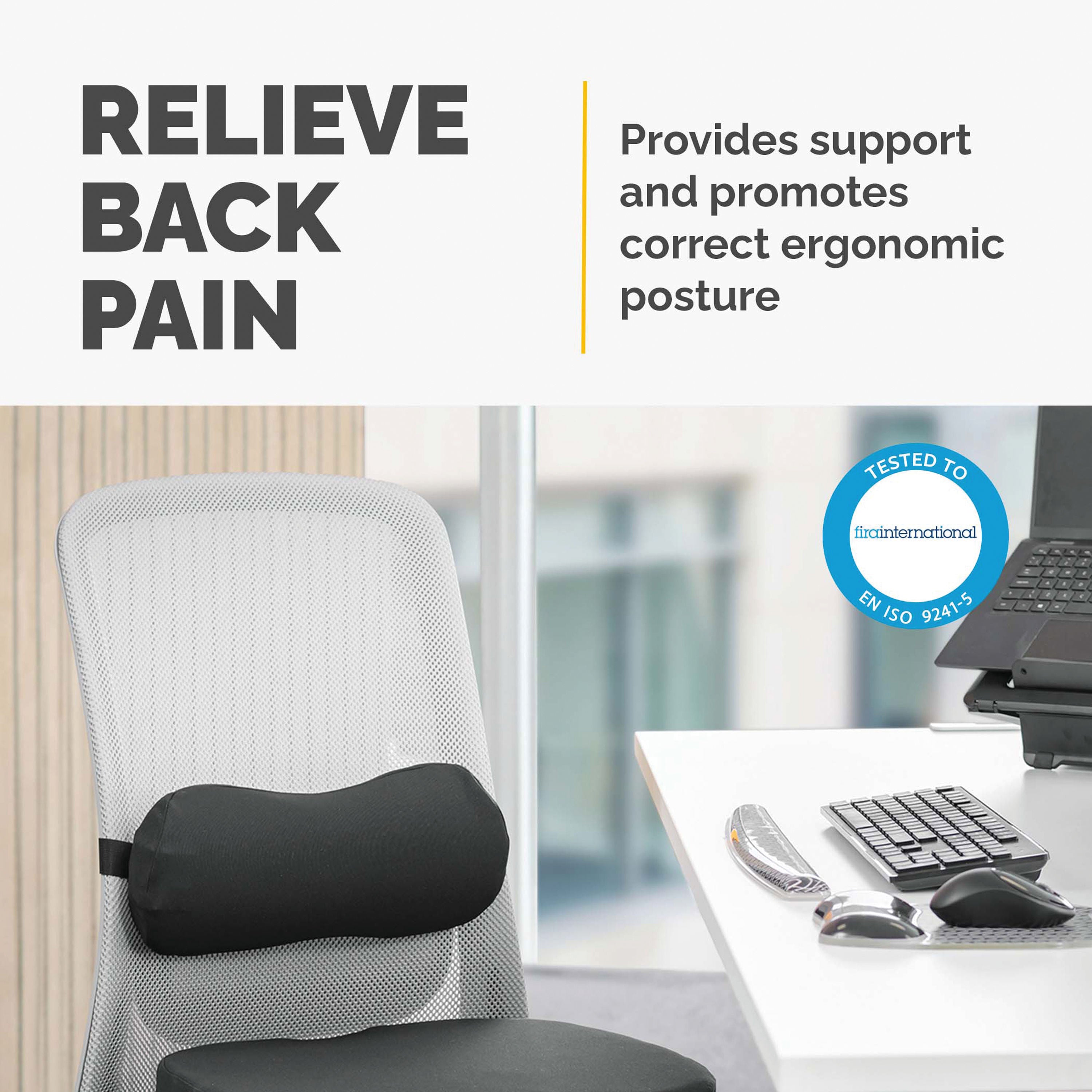 Fellowes Lumbar Cushion Black 100119853_2