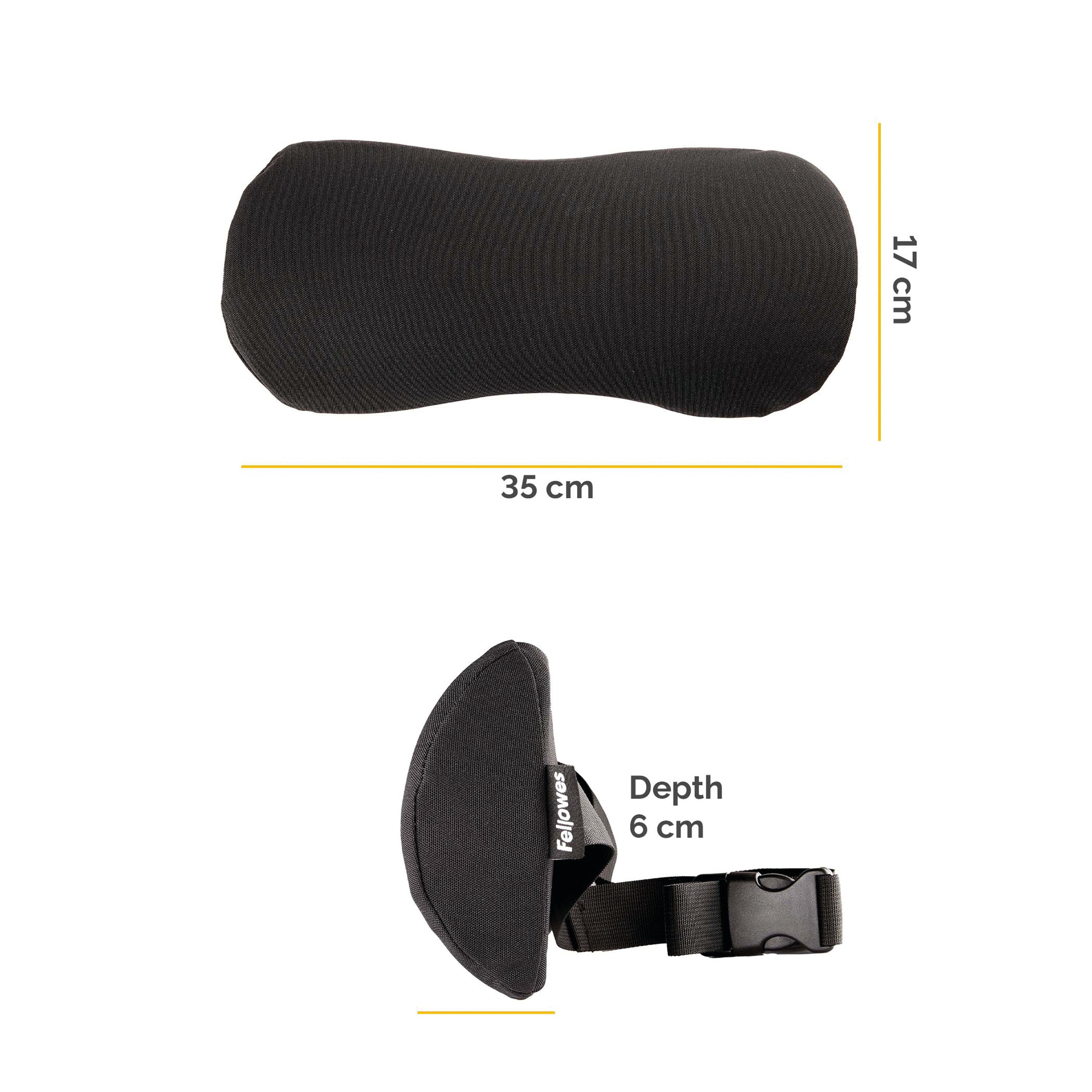 Fellowes Lumbar Cushion Black 100119853_4