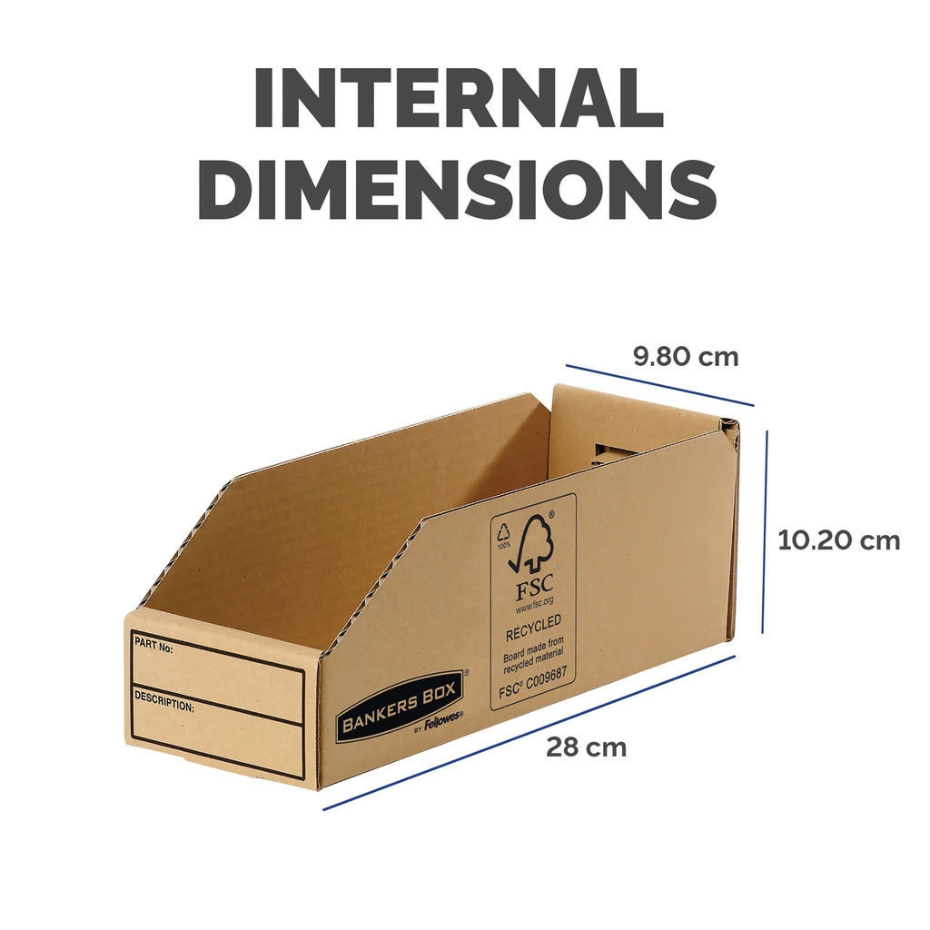 Bankers Box Earth Series Parts Bin 98mm (Pack of 50) 7353_3