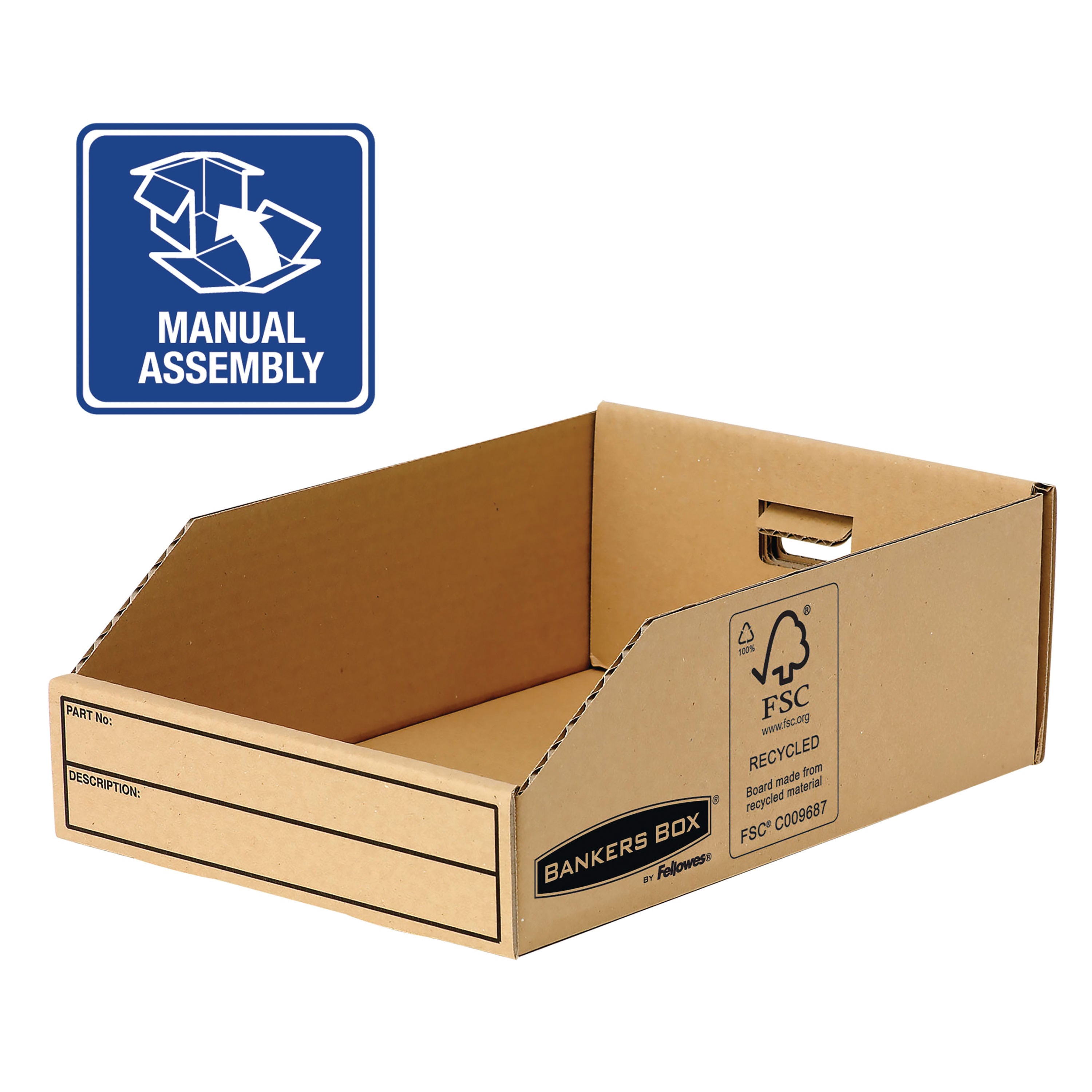 Bankers Box Earth Series Parts Bin 200mm (Pack of 50) 7355_4