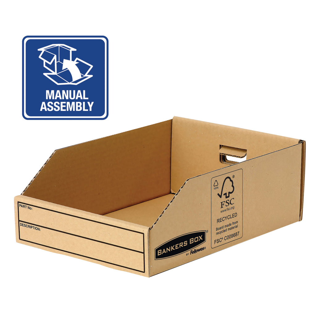 Bankers Box Earth Series Parts Bin 200mm (Pack of 50) 7355_4
