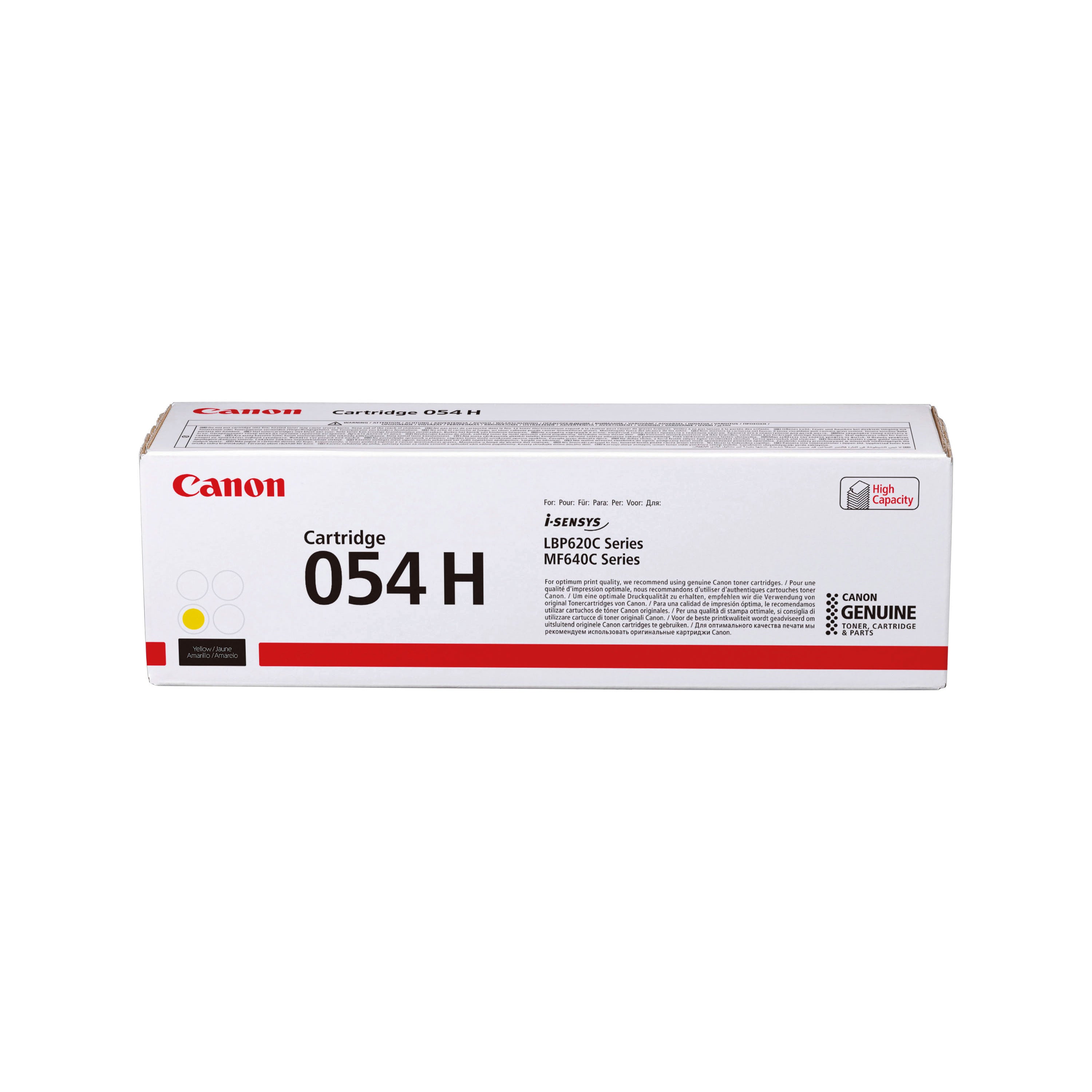 Canon 054H Toner Cartridge High Yield Yellow 3025C002_2