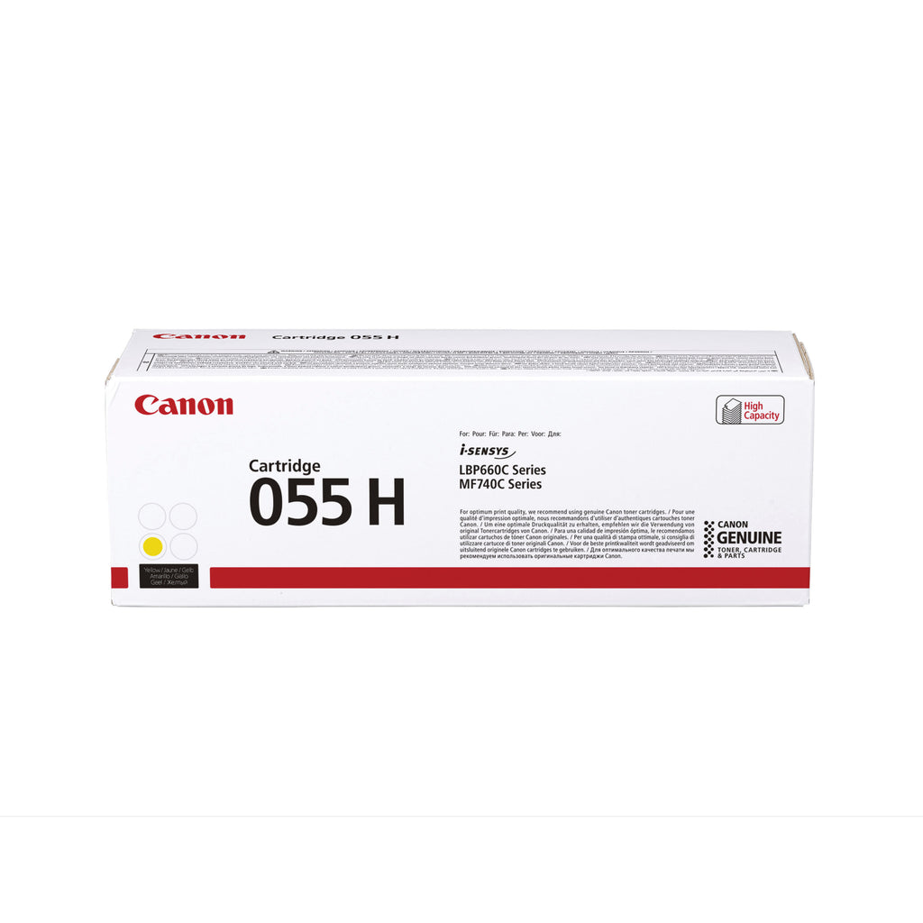 Canon 055H Toner Cartridge High Yield Yellow 3017C002_2