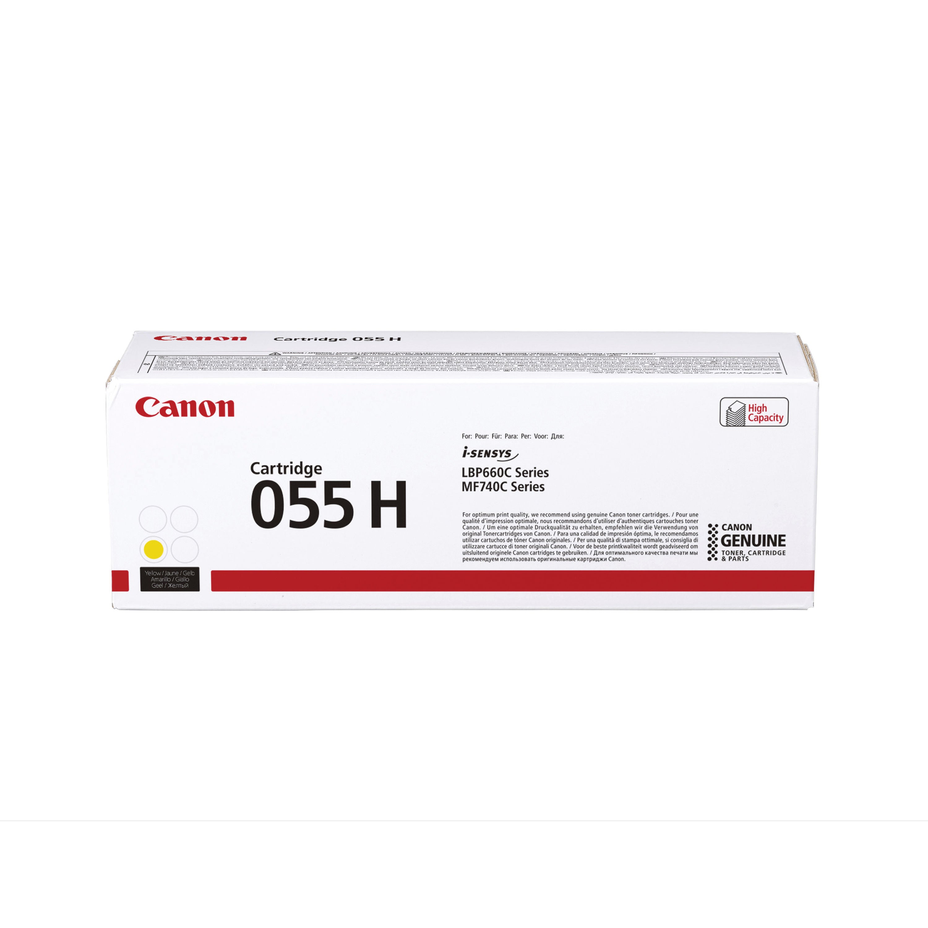 Canon 055H Toner Cartridge High Yield Yellow 3017C002_2