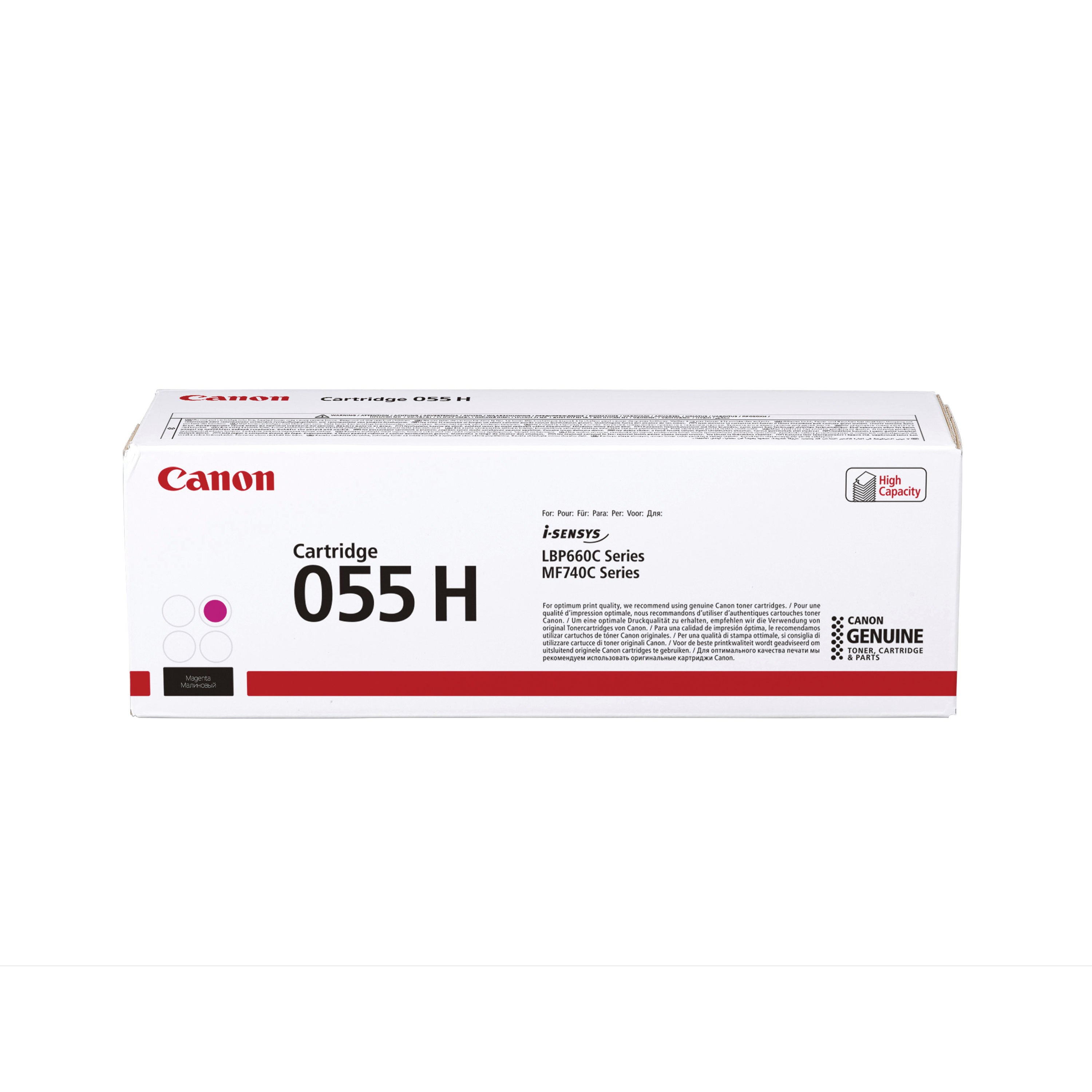 Canon 055H Toner Cartridge High Yield Magenta 3018C002_2