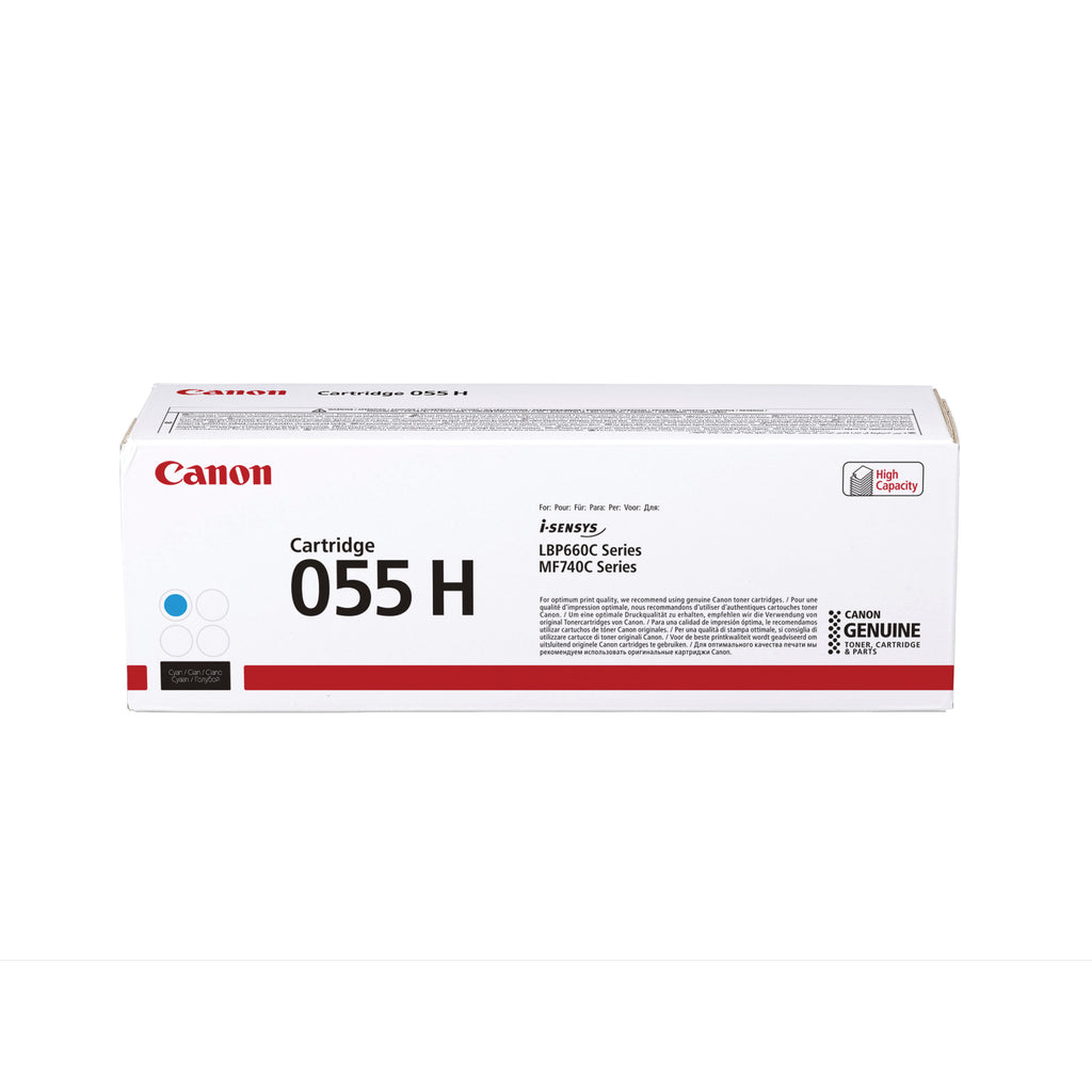 Canon 055H Toner Cartridge High Yield Cyan 3019C002_2
