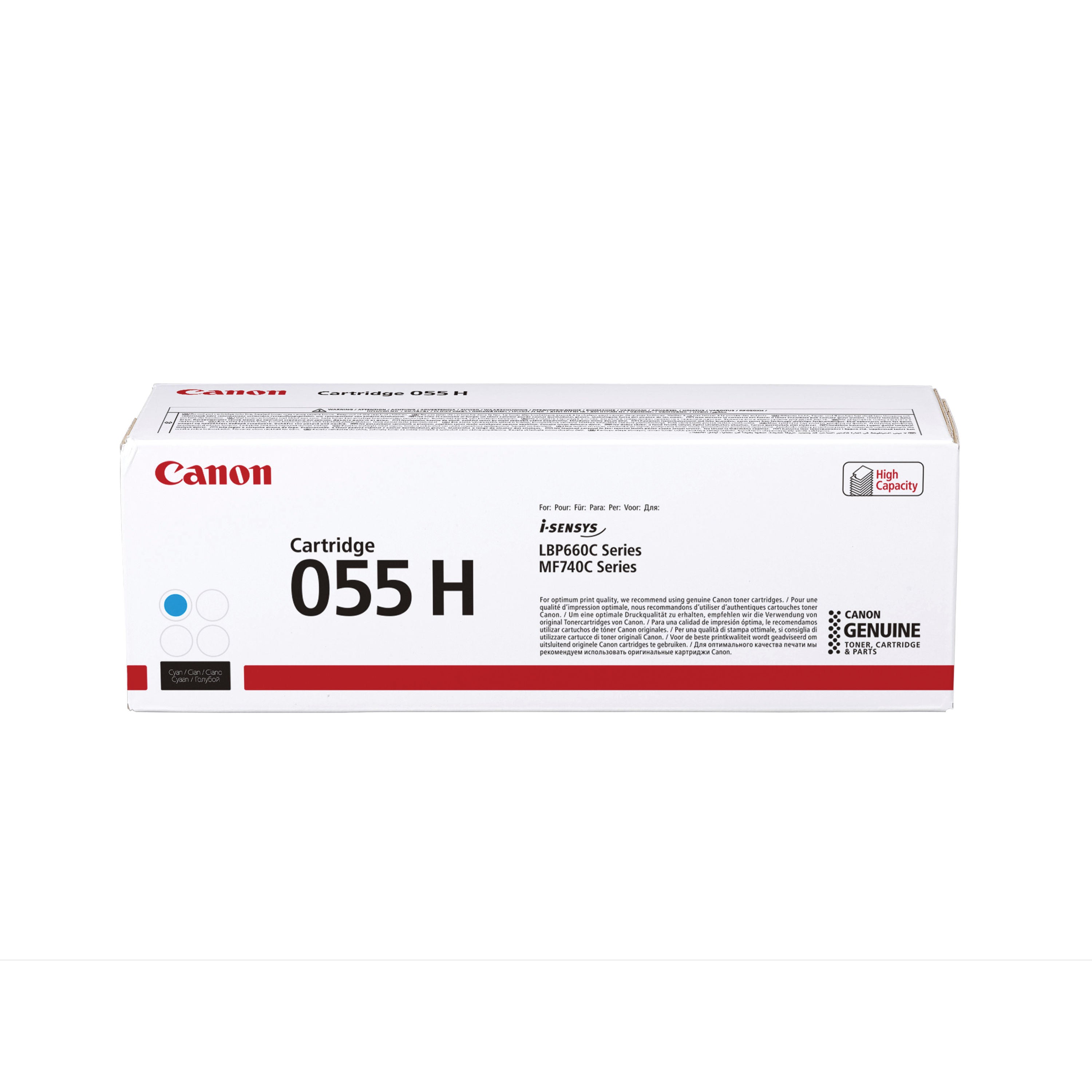 Canon 055H Toner Cartridge High Yield Cyan 3019C002_2