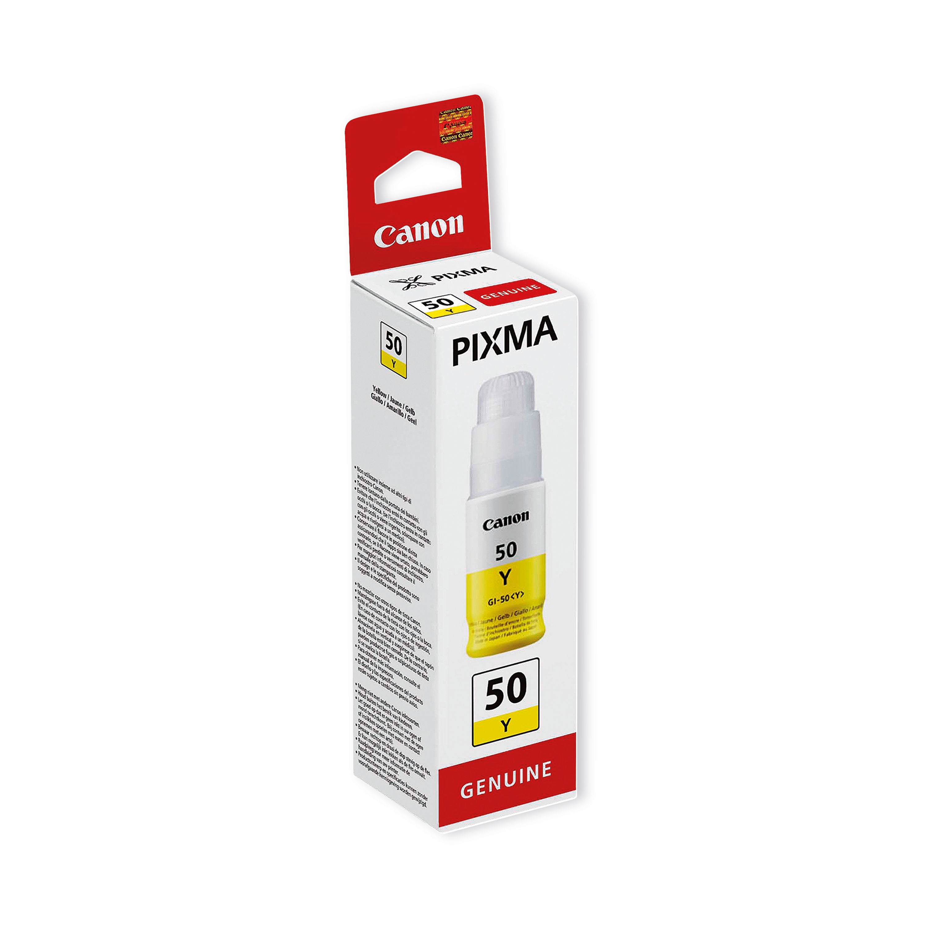 Canon GI-50Y Ink Cartridge Yellow 3405C001_2