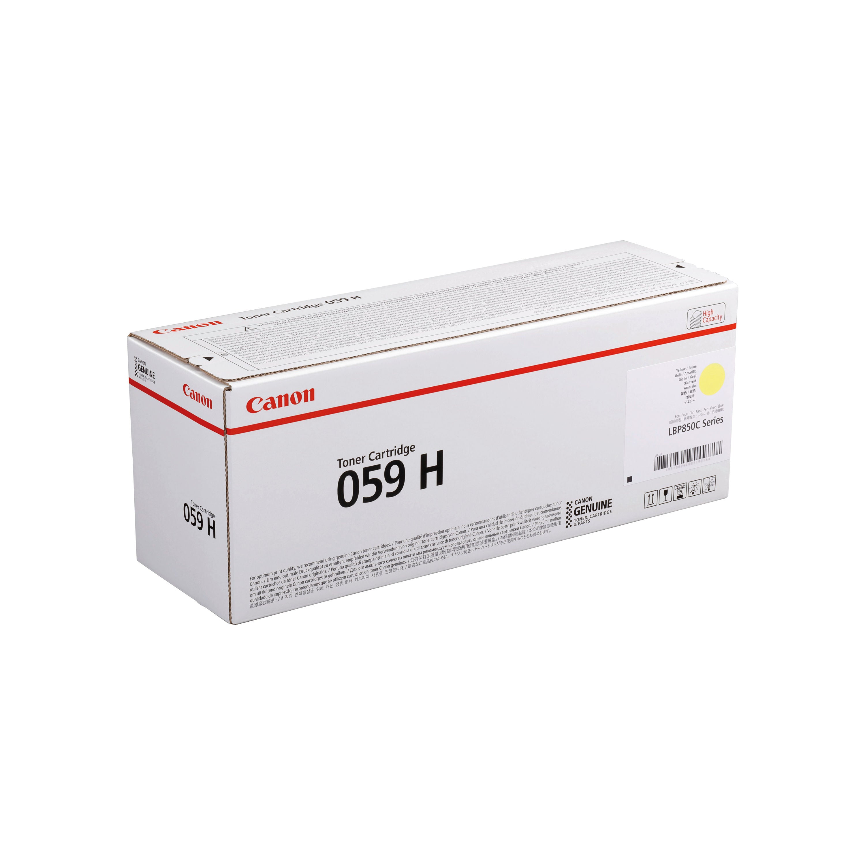 Canon 059H Toner Cartridge High Yield Yellow 3624C001_2
