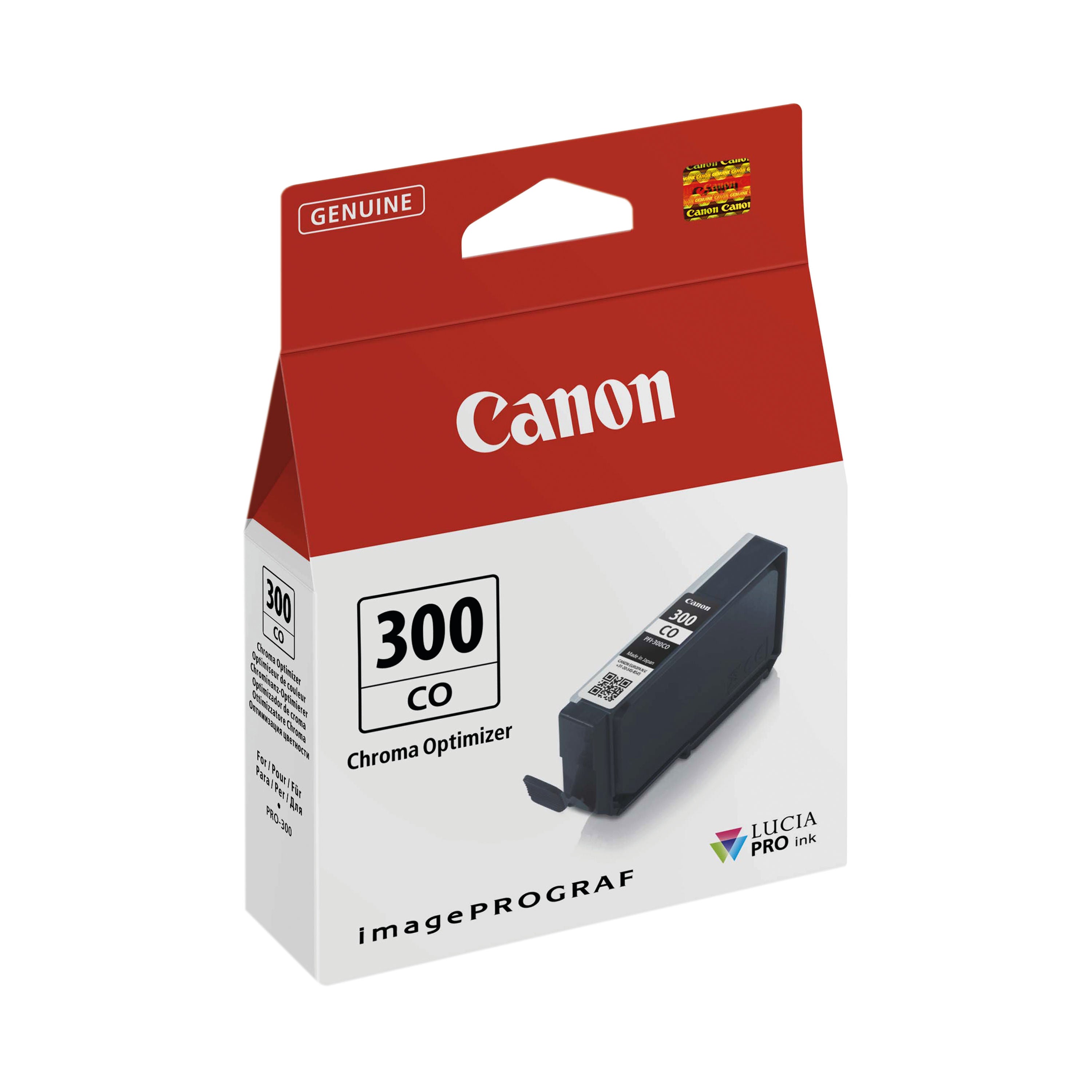 Canon PFI-300CO Ink Cartridge Chroma Optimizer Clear 4201C001