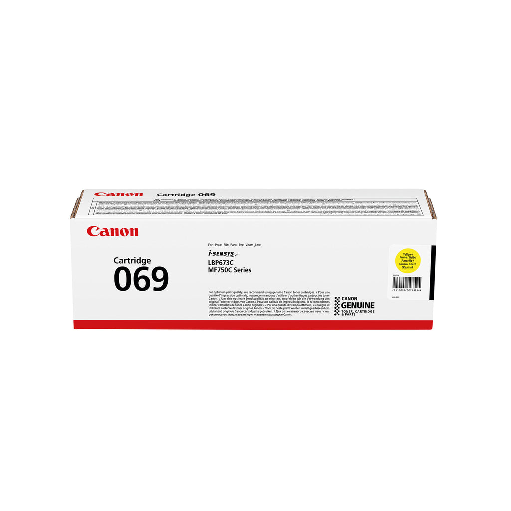 Canon 069Y Toner Cartridge Yellow 5091C002_2