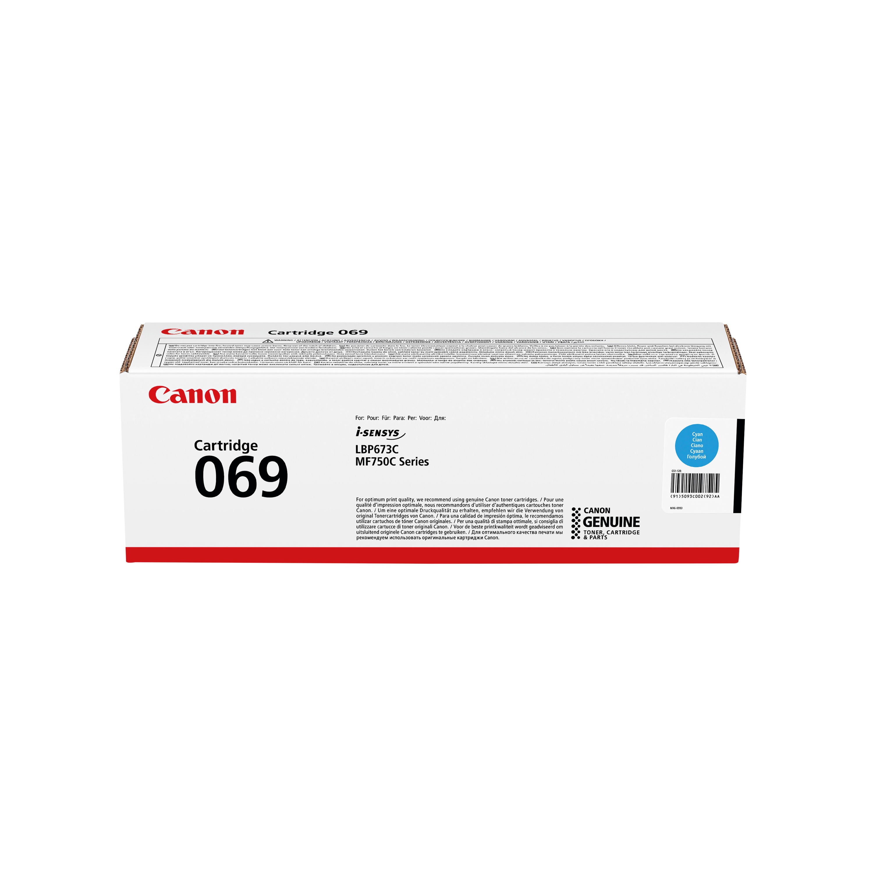 Canon 069C Toner Cartridge Cyan 5093C002_2