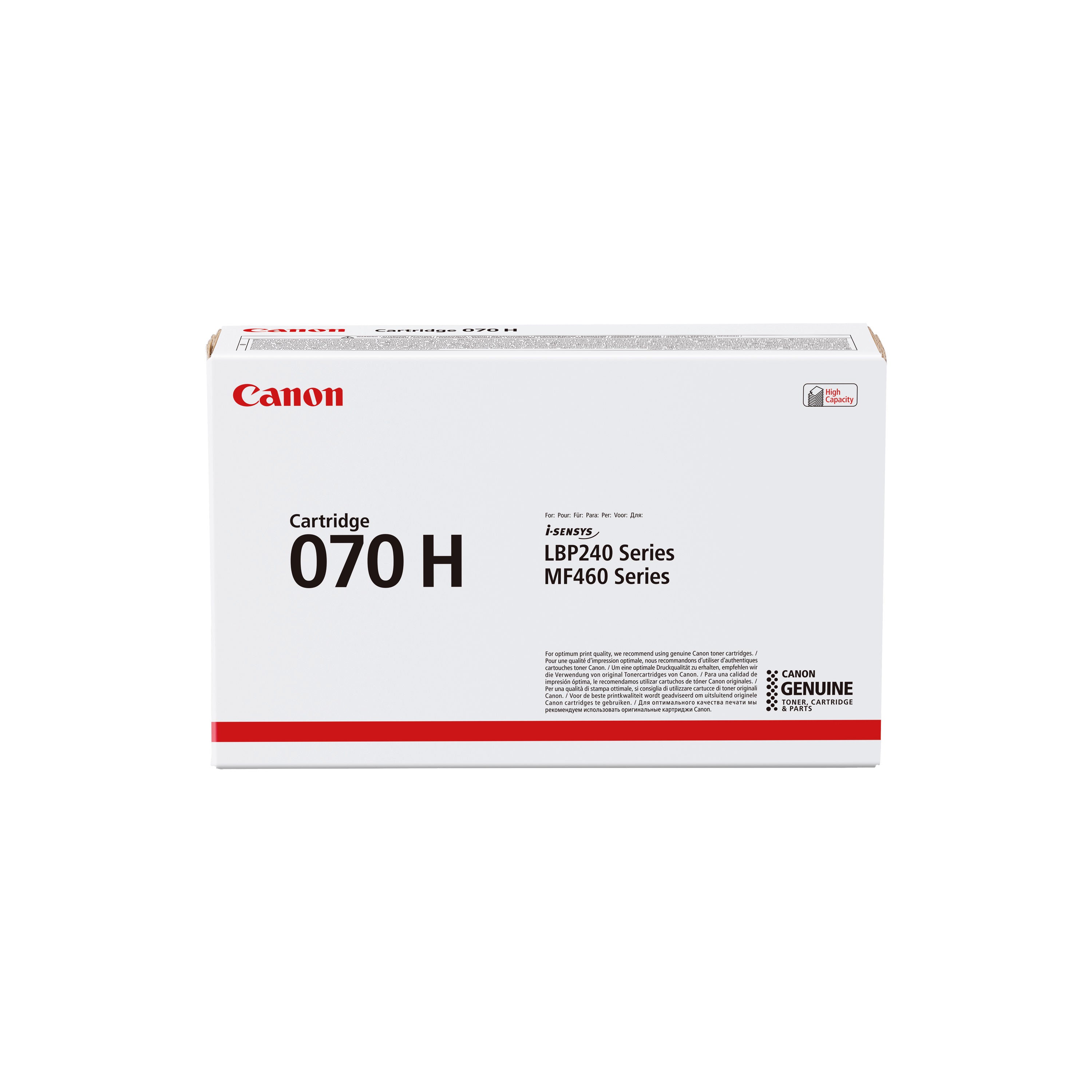 Canon 070H Toner Cartridge High Yield Black 5640C002