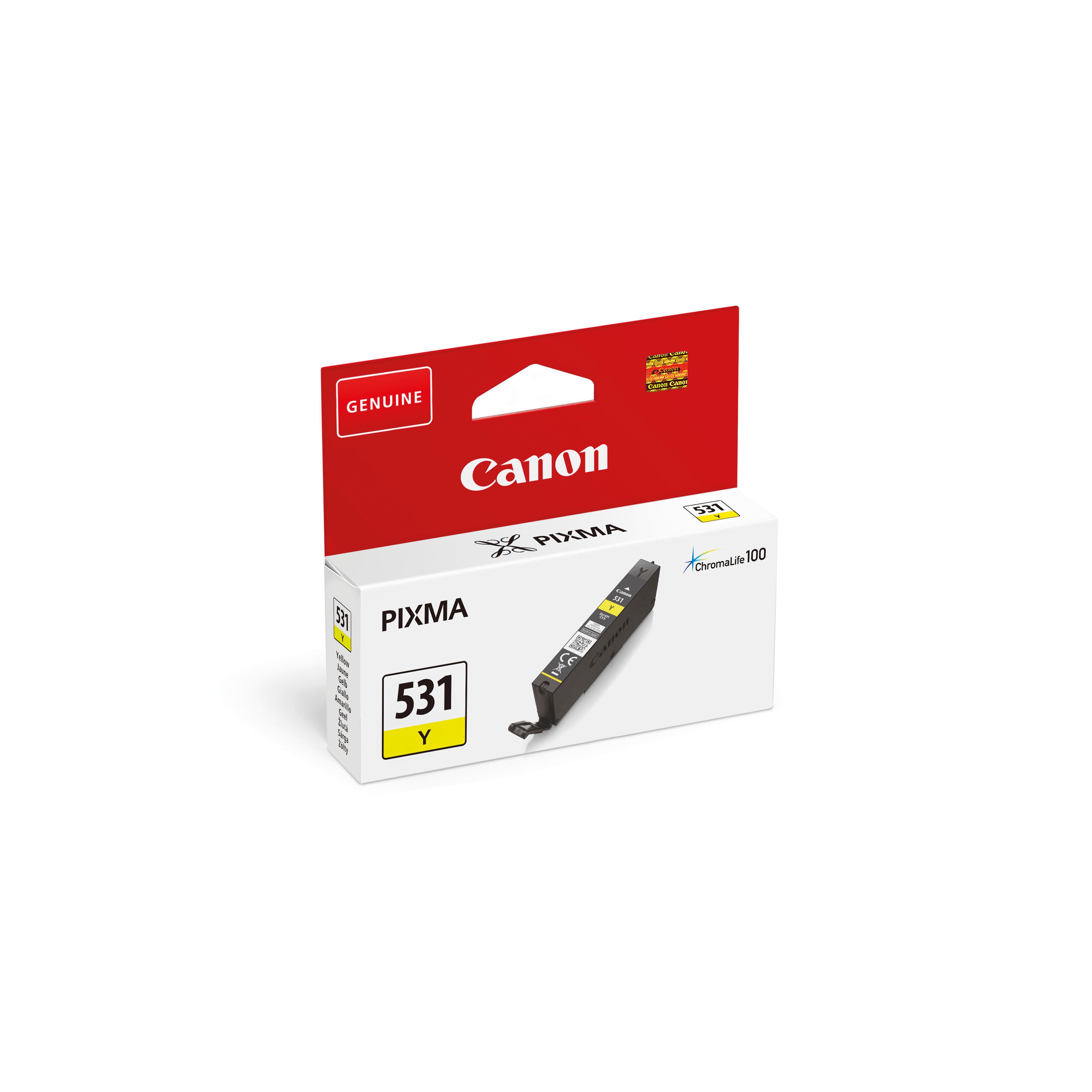 Canon CLI-531Y Ink Cartridge Yellow 6121C001_2