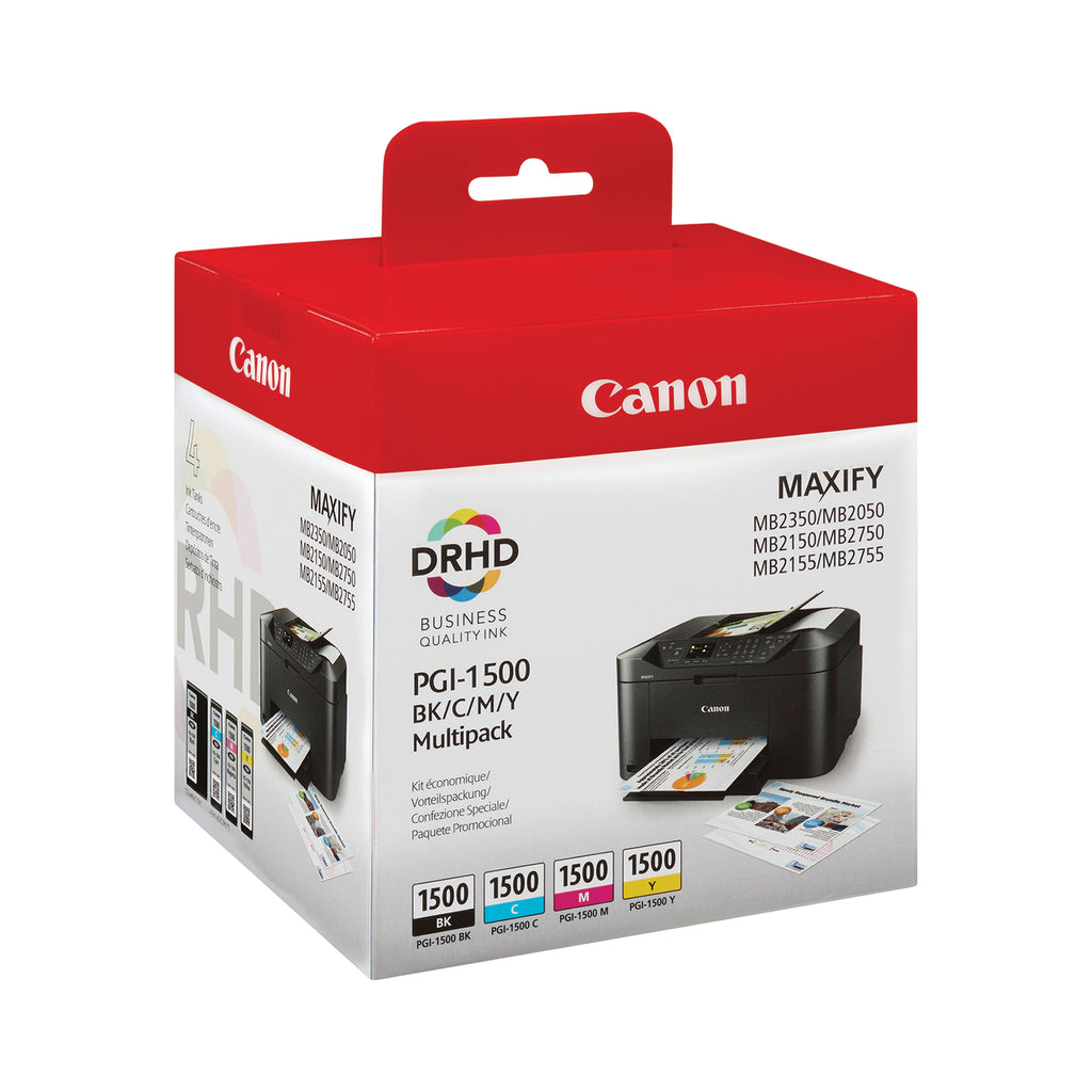 Canon PGI-1500 Ink Cartridges CMYK Multipack 9218B006_2