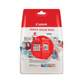 Canon CLI-581XL Ink Cartridges High Yield CMYK + 4 x 6 in Photo Paper Value Pack 2052C006