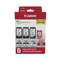 Canon PG-545XL x 2/CL-546XL Ink Cartridges High Yield K/CMY + 4x6 in Photo Paper Value Pack 8286B015