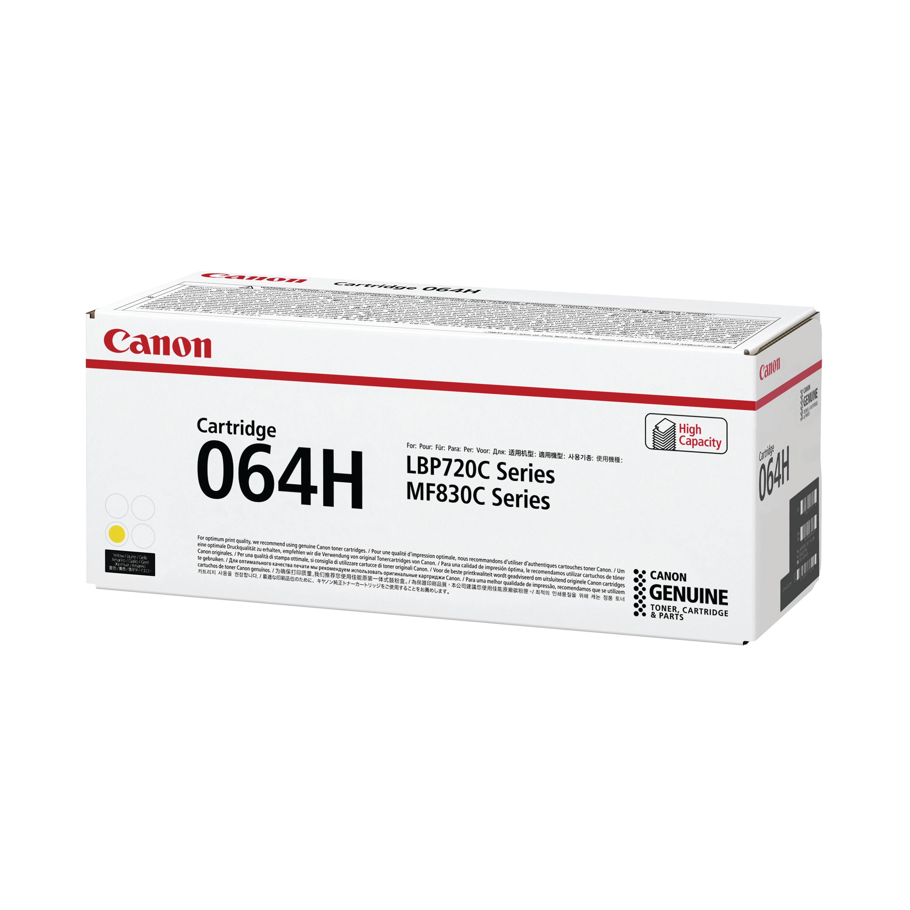 Canon 064H Toner Cartridge High Yield Yellow 4932C001_2
