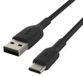 BELKIN BoostCharge Braided USB-A to USB-C Lead, 1m
