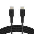 BELKIN BoostCharge Braided USB-C Lead, 1m Black