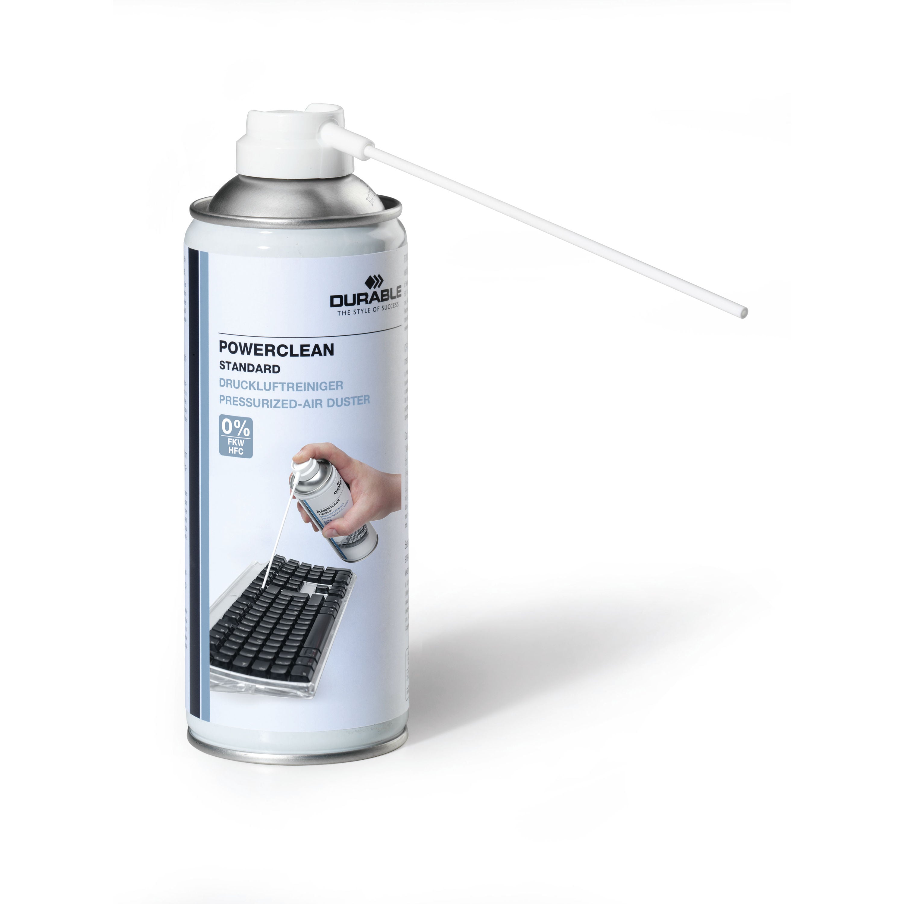 Durable Powerclean Standard 400 Compressed Air Duster Flammable 400ml 579619