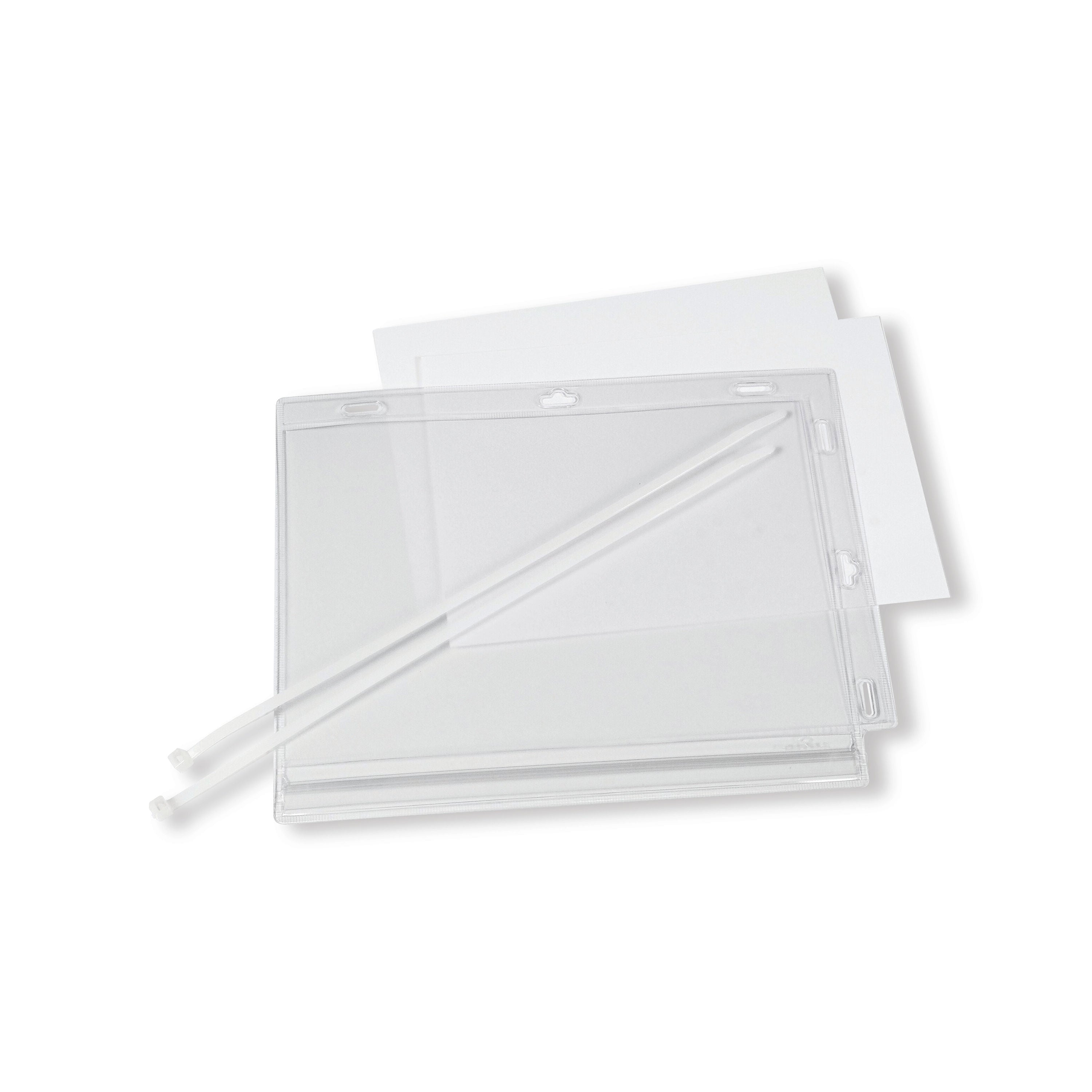 Durable Water Resistant Cable Tie Pockets A5 (Pack of 5) 505919
